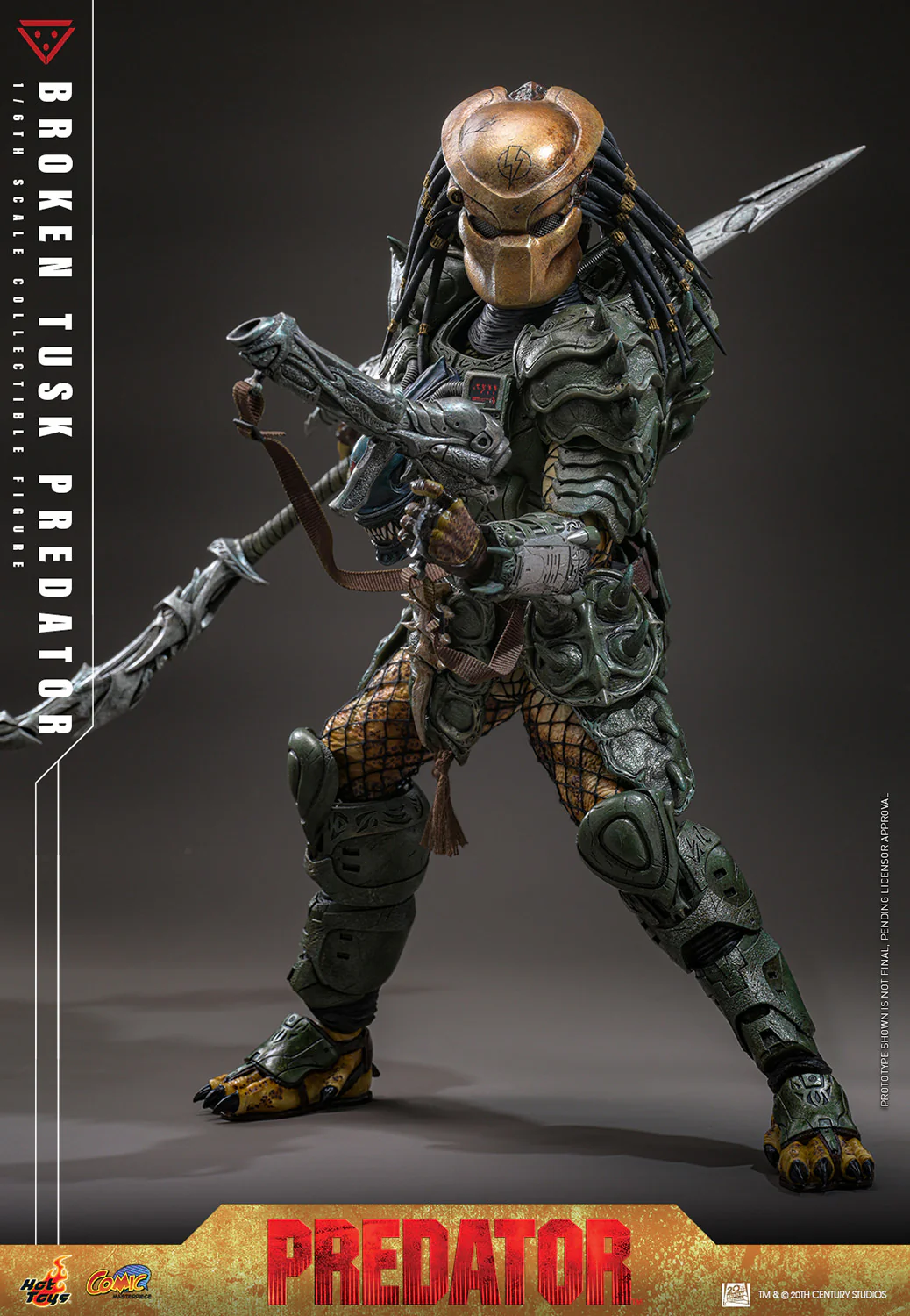 [PREORDER] Broken Tusk Predator | Sixth Scale Action Figure | Hot Toys - Image 5
