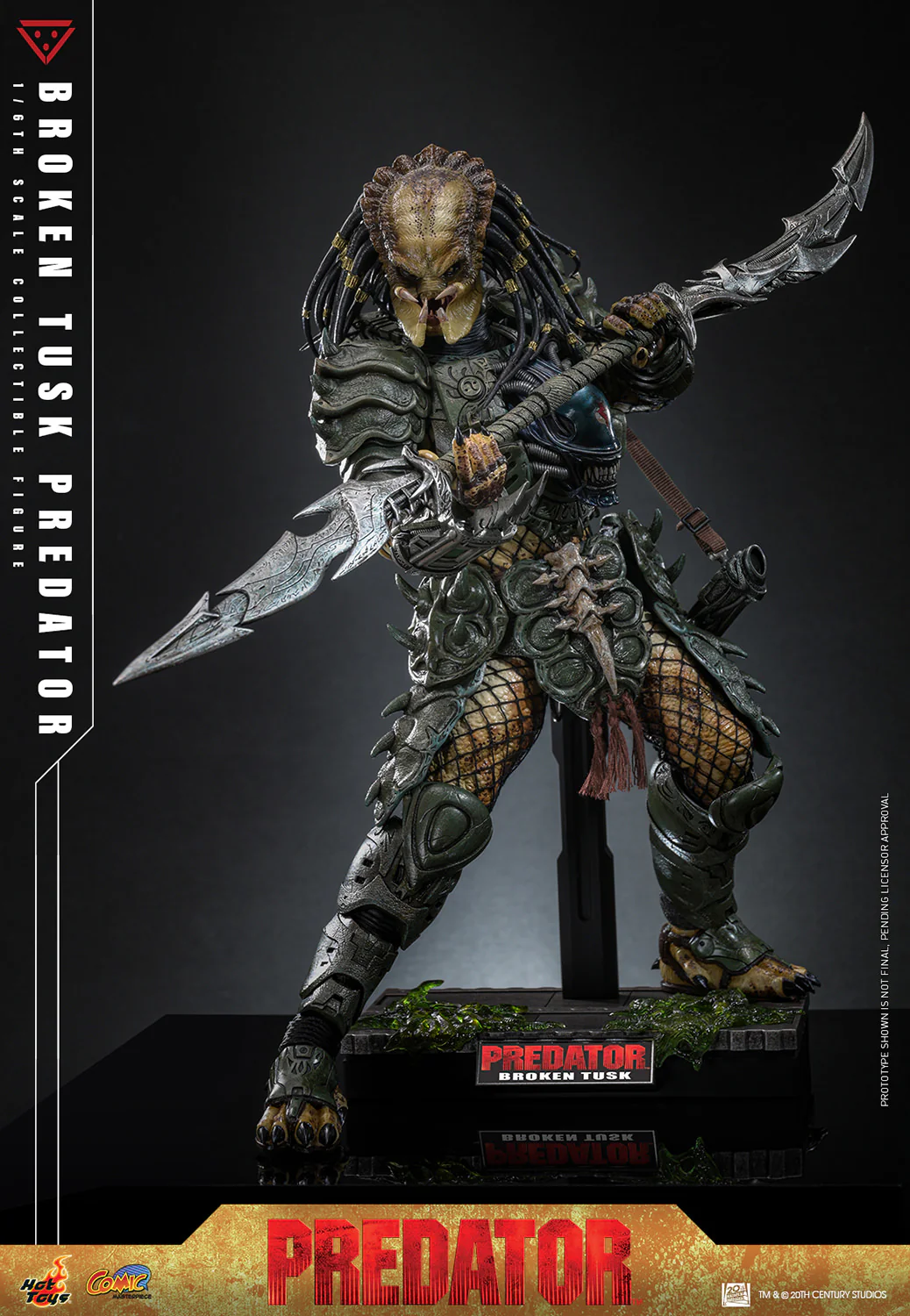 [PREORDER] Broken Tusk Predator | Sixth Scale Action Figure | Hot Toys - Image 6