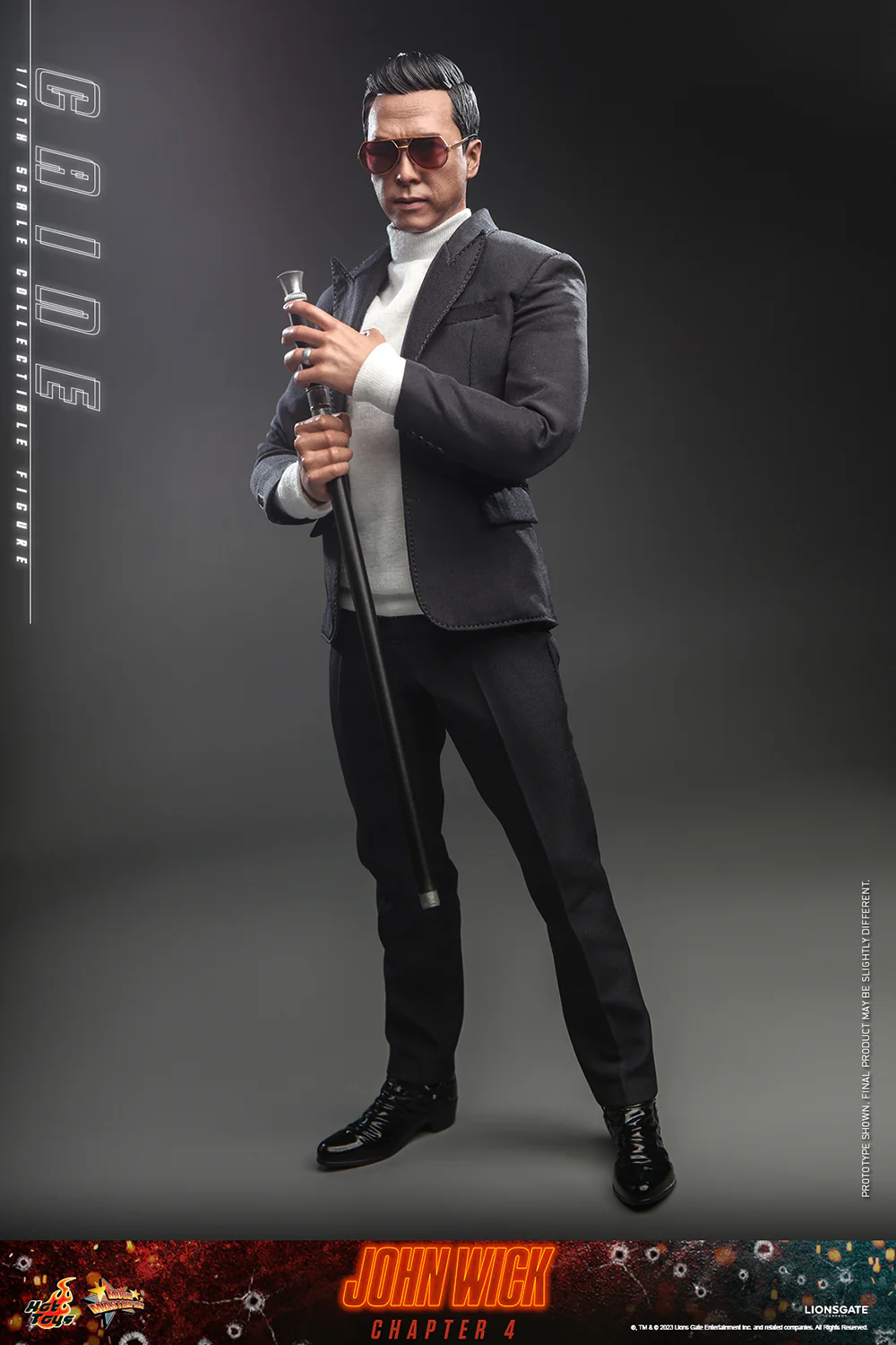 Caine Sixth Scale Premium Collectible Figure – John Wick: Chapter 4 (Hot Toys) | Heroes World - Image 10