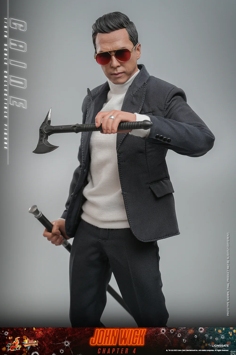 Caine Sixth Scale Premium Collectible Figure – John Wick: Chapter 4 (Hot Toys) | Heroes World - Image 11