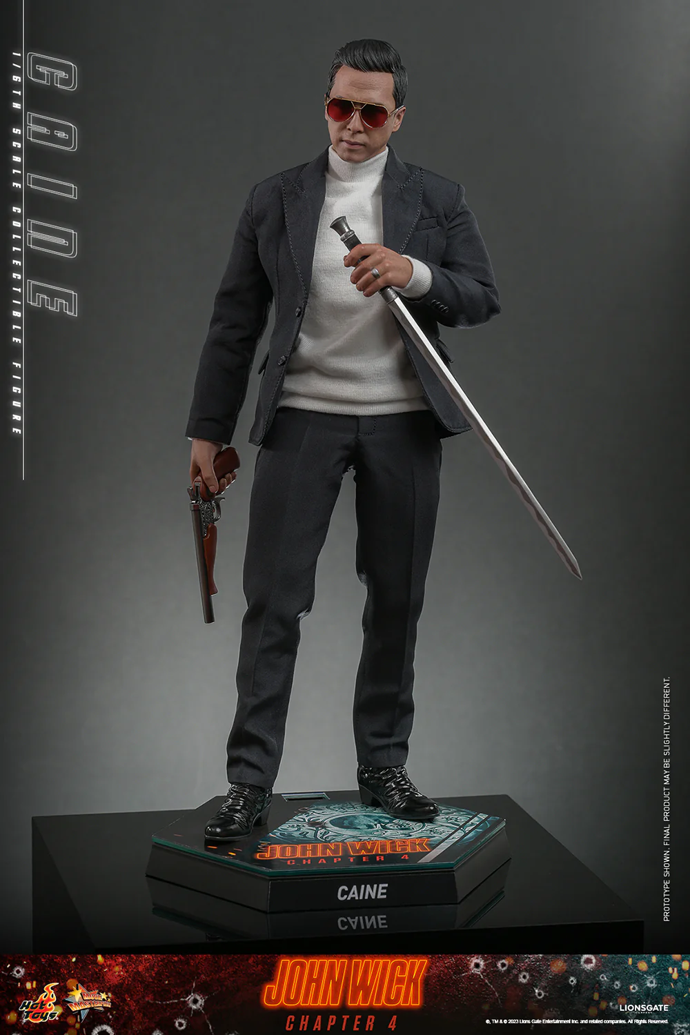 Caine Sixth Scale Premium Collectible Figure – John Wick: Chapter 4 (Hot Toys) | Heroes World - Image 12