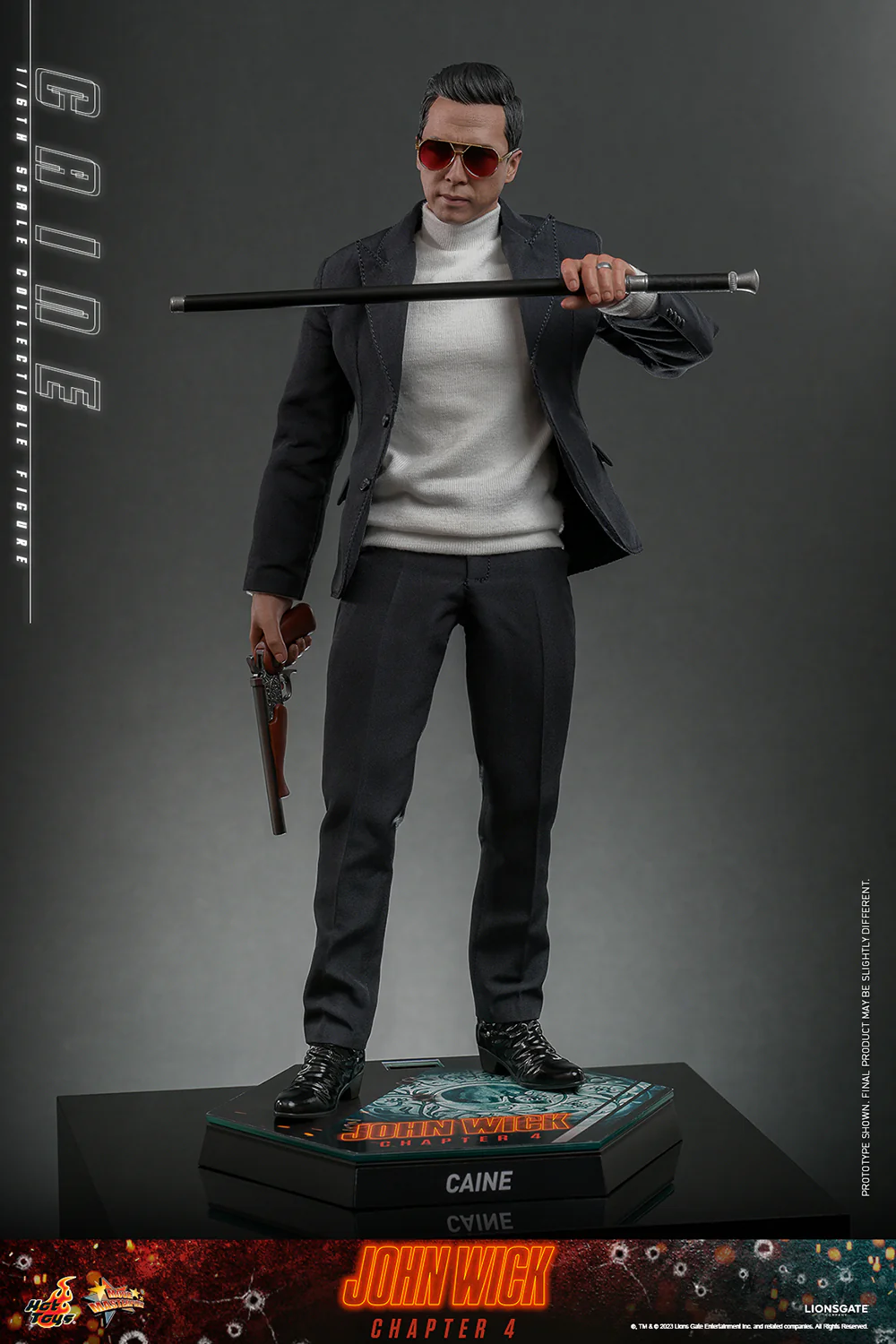 Caine Sixth Scale Premium Collectible Figure – John Wick: Chapter 4 (Hot Toys) | Heroes World - Image 14