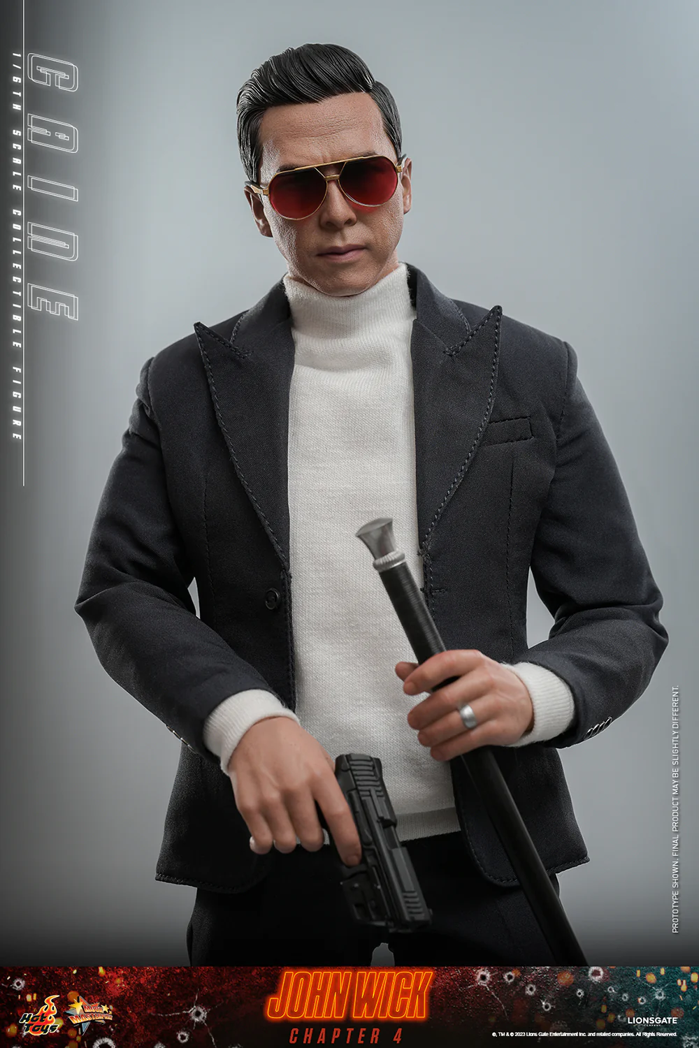 Caine Sixth Scale Premium Collectible Figure – John Wick: Chapter 4 (Hot Toys) | Heroes World - Image 15