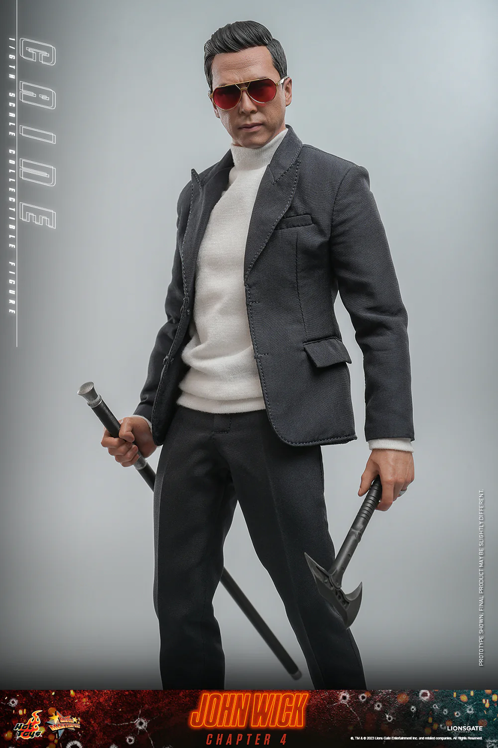 Caine Sixth Scale Premium Collectible Figure – John Wick: Chapter 4 (Hot Toys) | Heroes World - Image 16