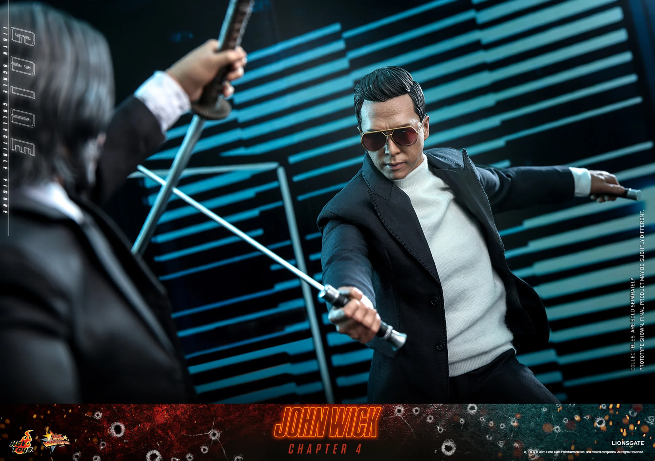 Caine Sixth Scale Premium Collectible Figure – John Wick: Chapter 4 (Hot Toys) | Heroes World - Image 17