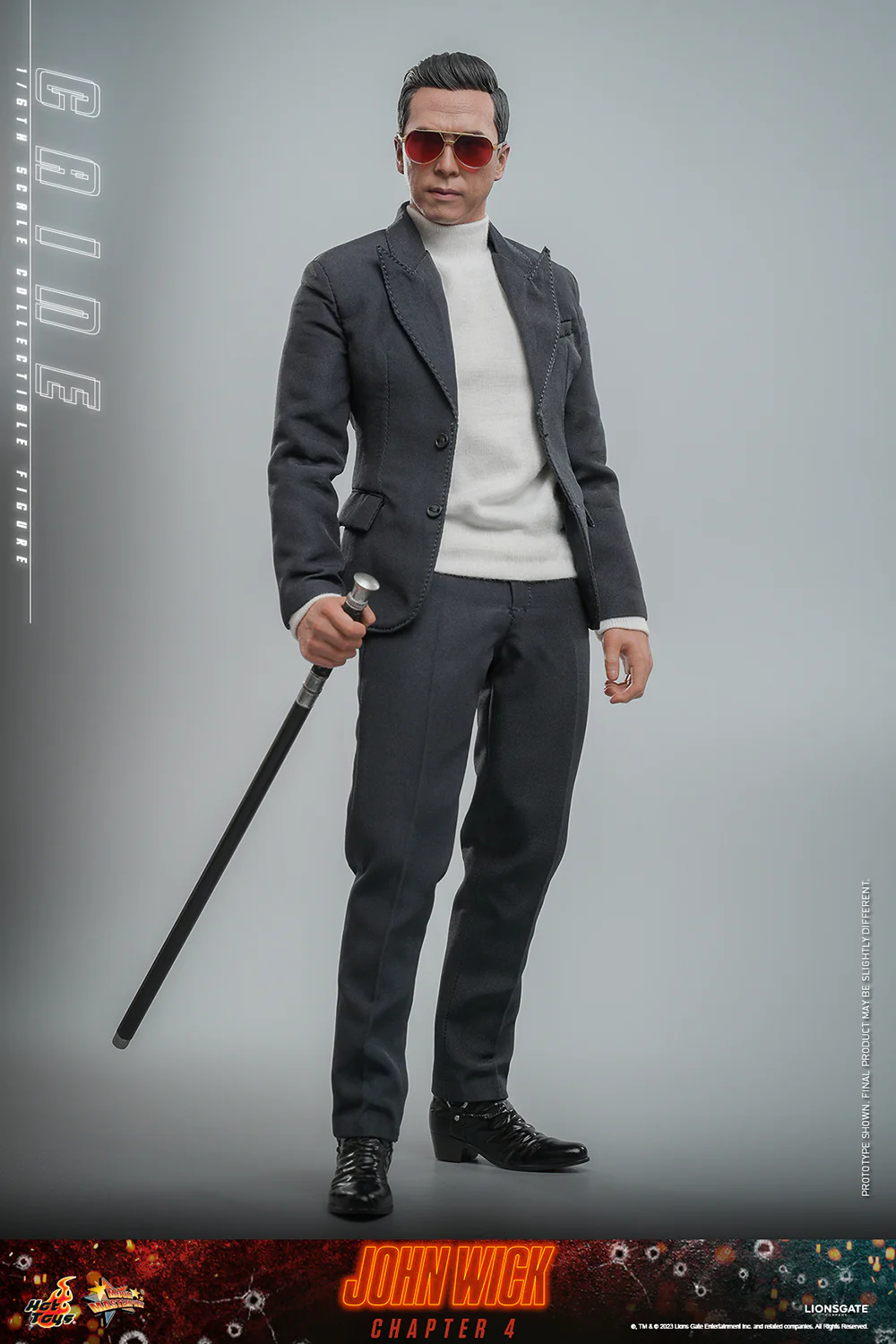Caine Sixth Scale Premium Collectible Figure – John Wick: Chapter 4 (Hot Toys) | Heroes World - Image 4