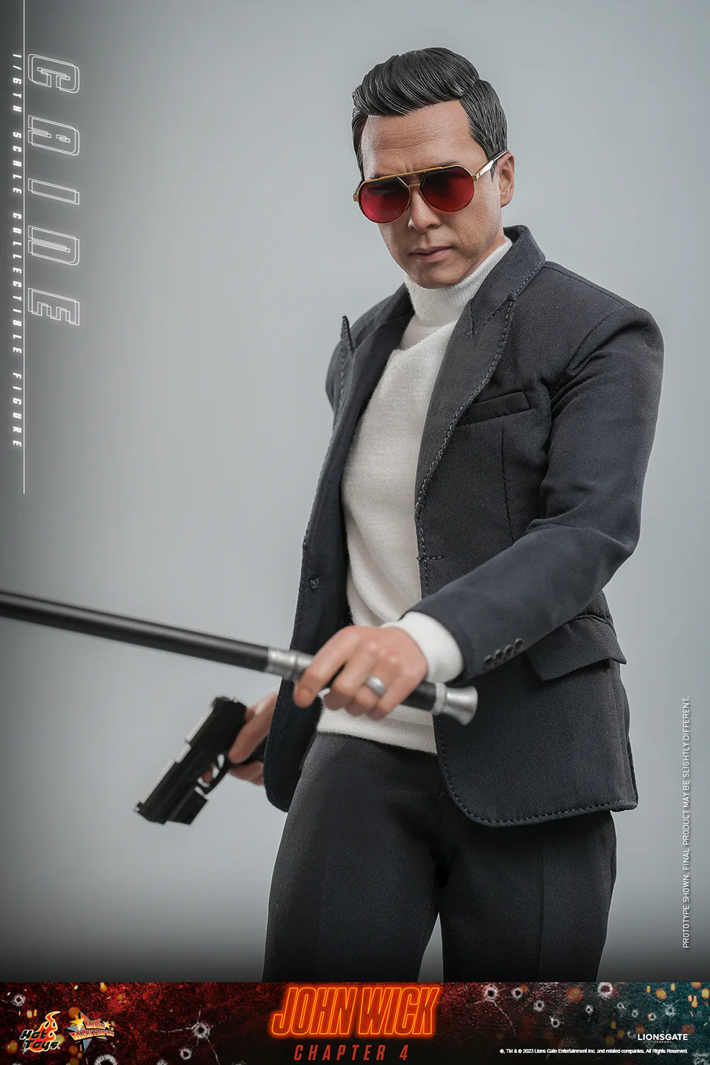 Caine Sixth Scale Premium Collectible Figure – John Wick: Chapter 4 (Hot Toys) | Heroes World - Image 6