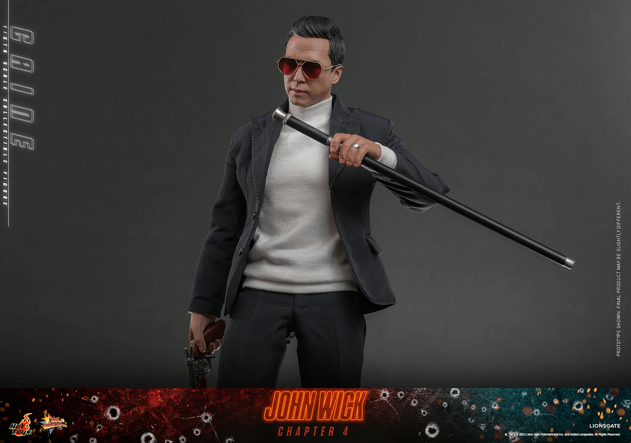 Caine Sixth Scale Premium Collectible Figure – John Wick: Chapter 4 (Hot Toys) | Heroes World - Image 7