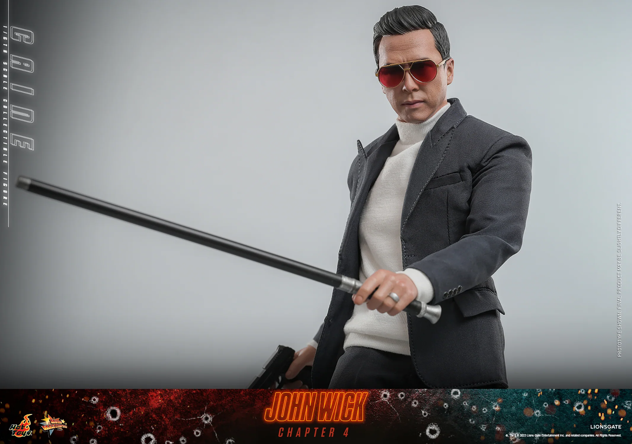 Caine Sixth Scale Premium Collectible Figure – John Wick: Chapter 4 (Hot Toys) | Heroes World - Image 9
