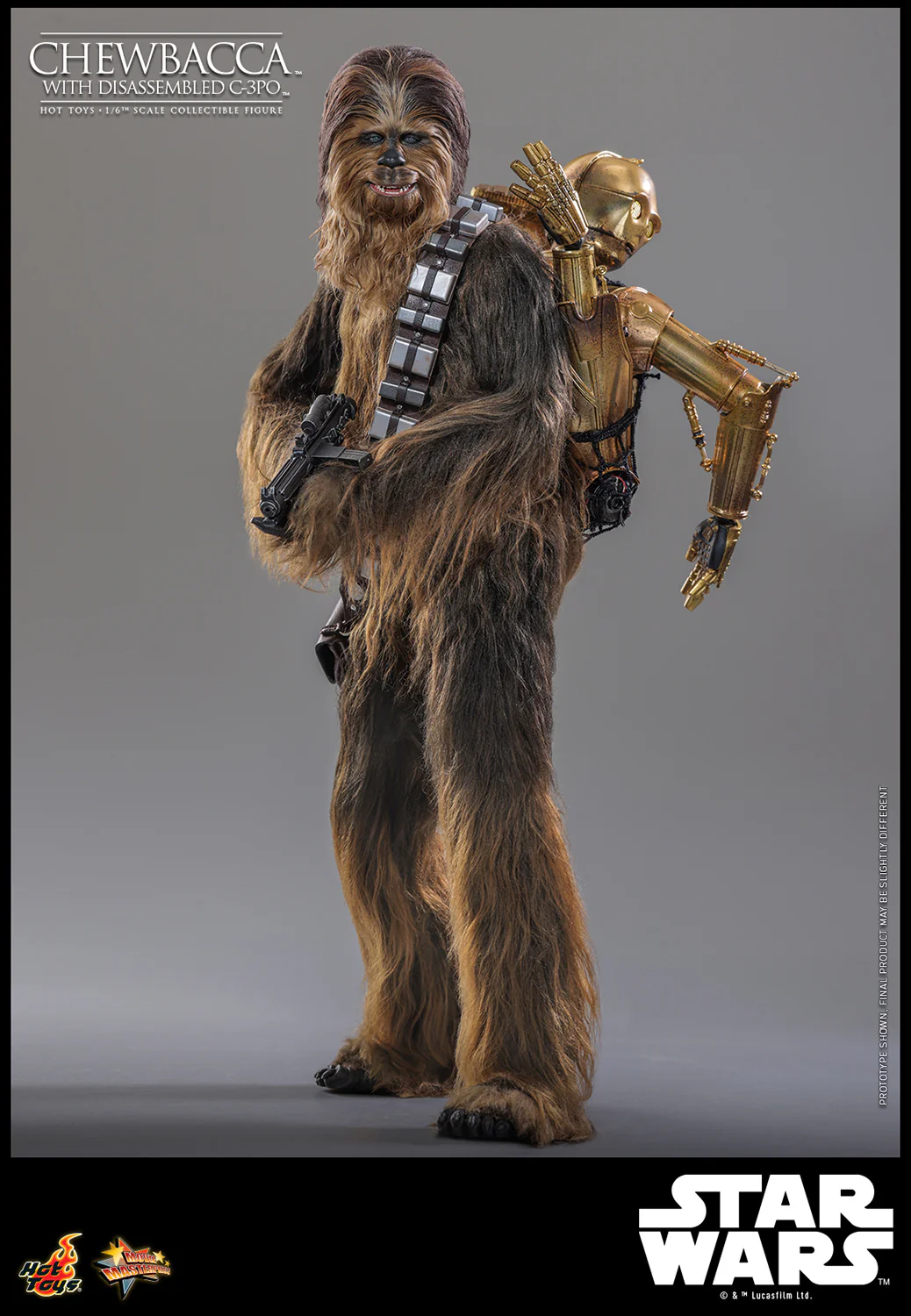 [PREORDER]  Chewbacca™ with Disassembled C-3PO™ Sixth Scale Figure - Image 11