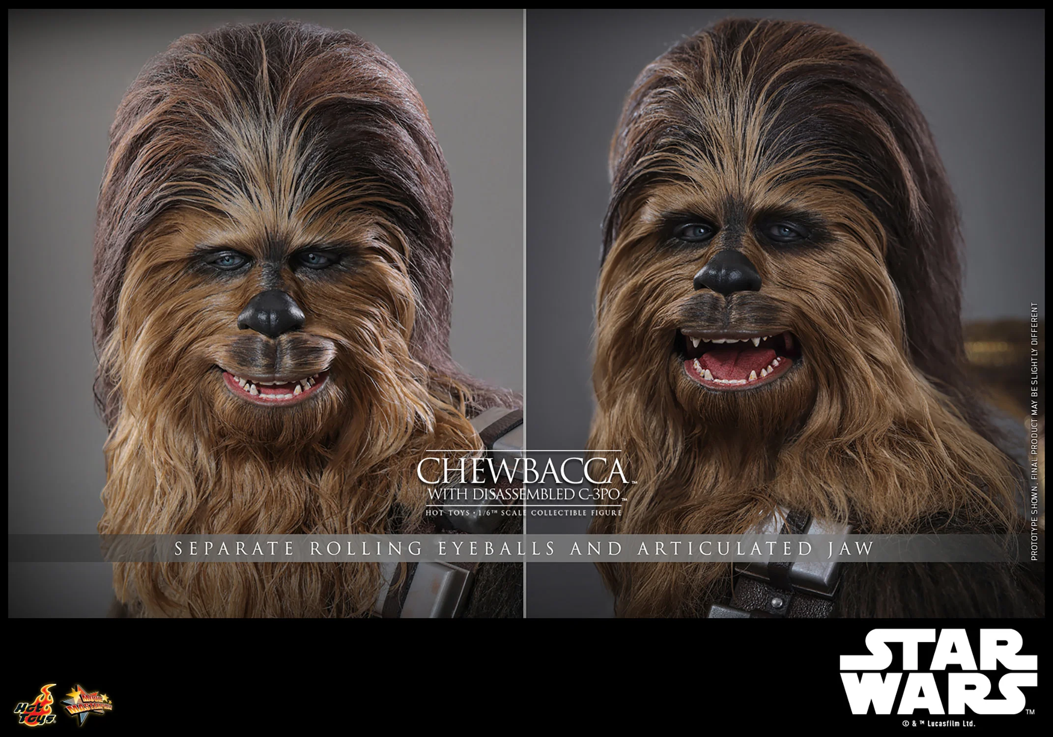 [PREORDER]  Chewbacca™ with Disassembled C-3PO™ Sixth Scale Figure - Image 18
