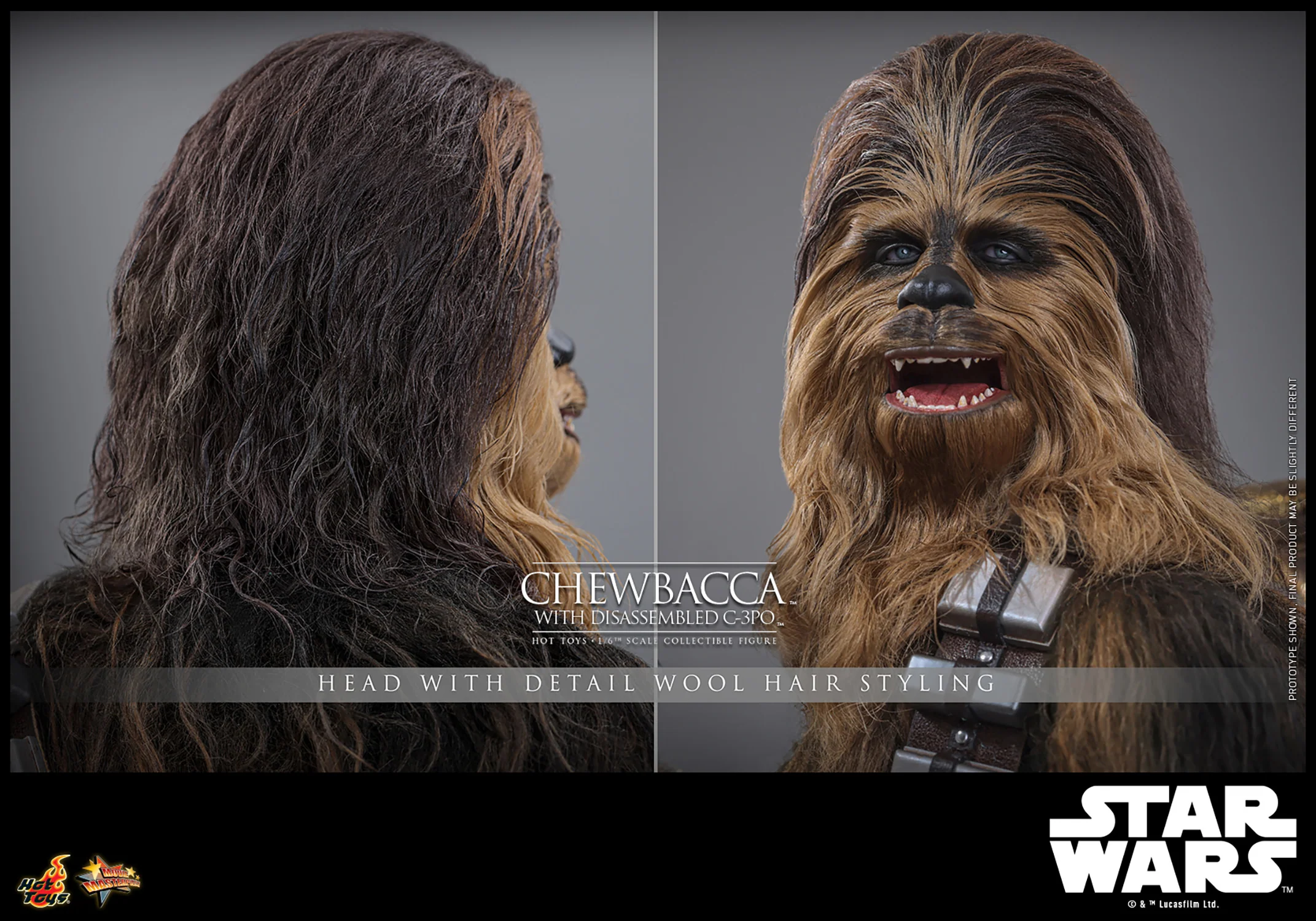 [PREORDER]  Chewbacca™ with Disassembled C-3PO™ Sixth Scale Figure - Image 19