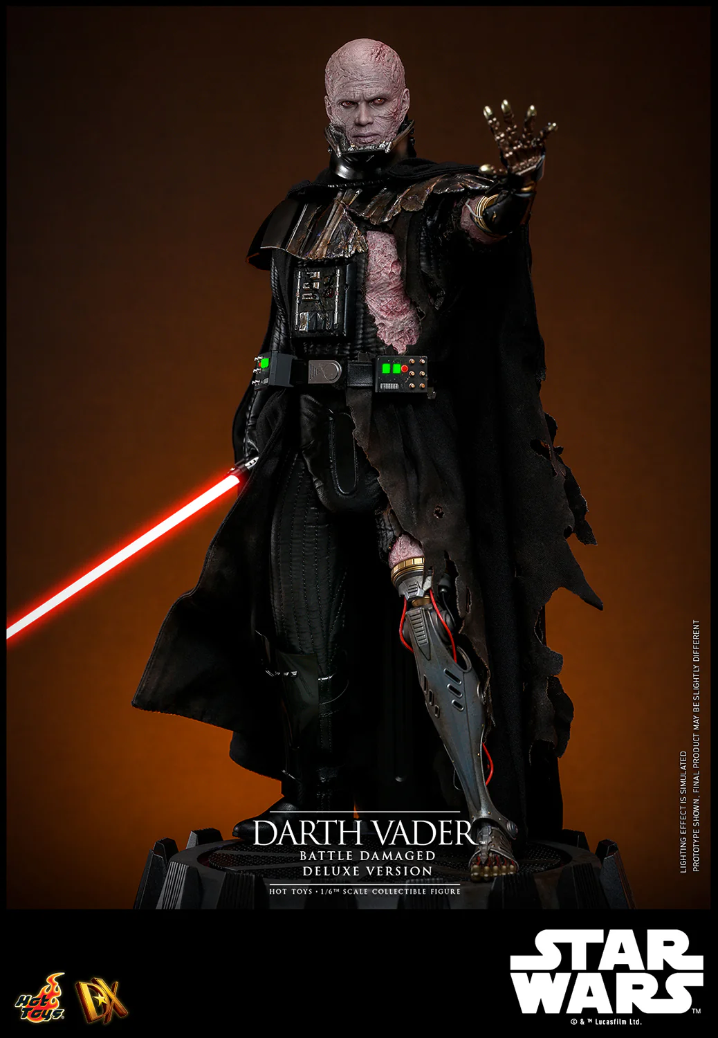 Darth Vader (Battle Damaged) Deluxe Version | Sixth Scale Figure | Hoy Toys - Image 10