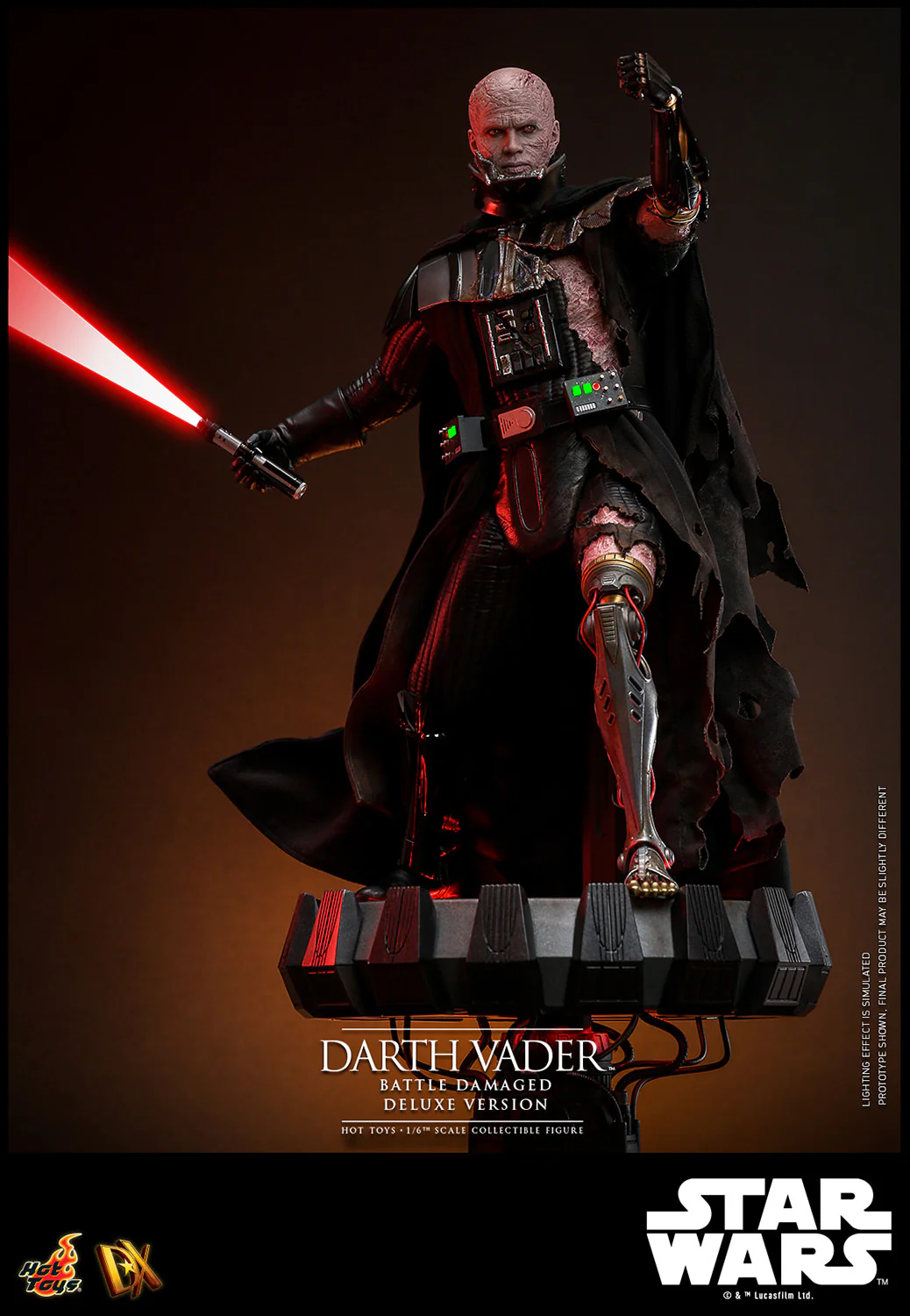 Darth Vader (Battle Damaged) Deluxe Version | Sixth Scale Figure | Hoy Toys - Image 11