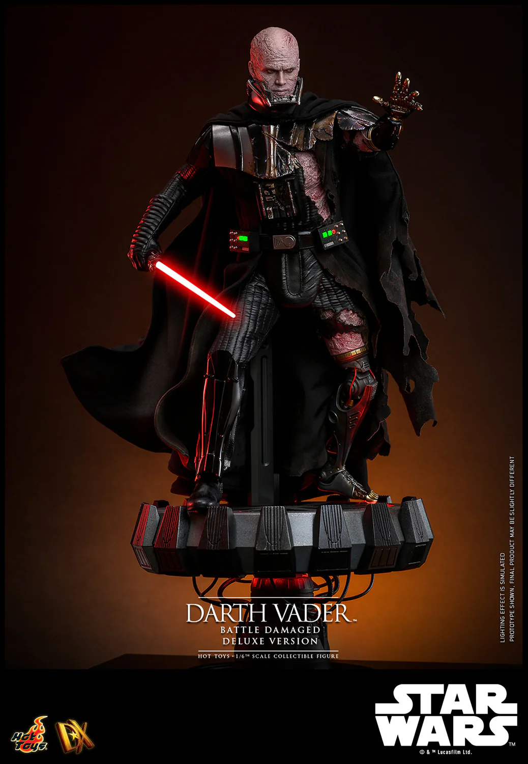Darth Vader (Battle Damaged) Deluxe Version | Sixth Scale Figure | Hoy Toys - Image 12