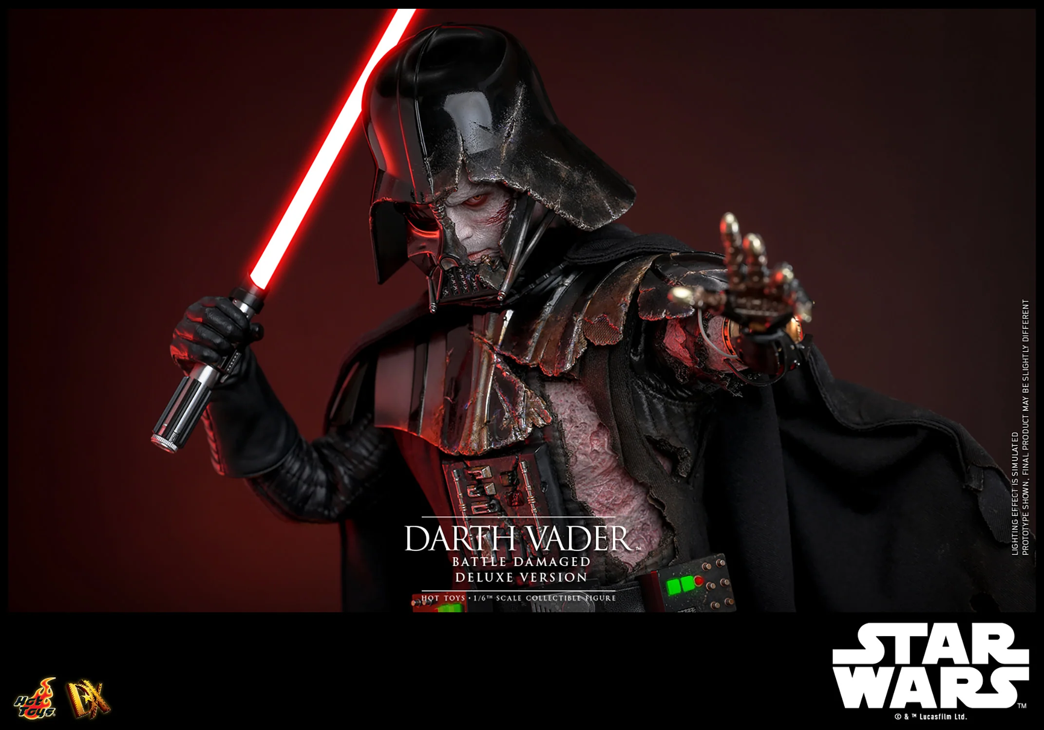 Darth Vader (Battle Damaged) Deluxe Version | Sixth Scale Figure | Hoy Toys - Image 17