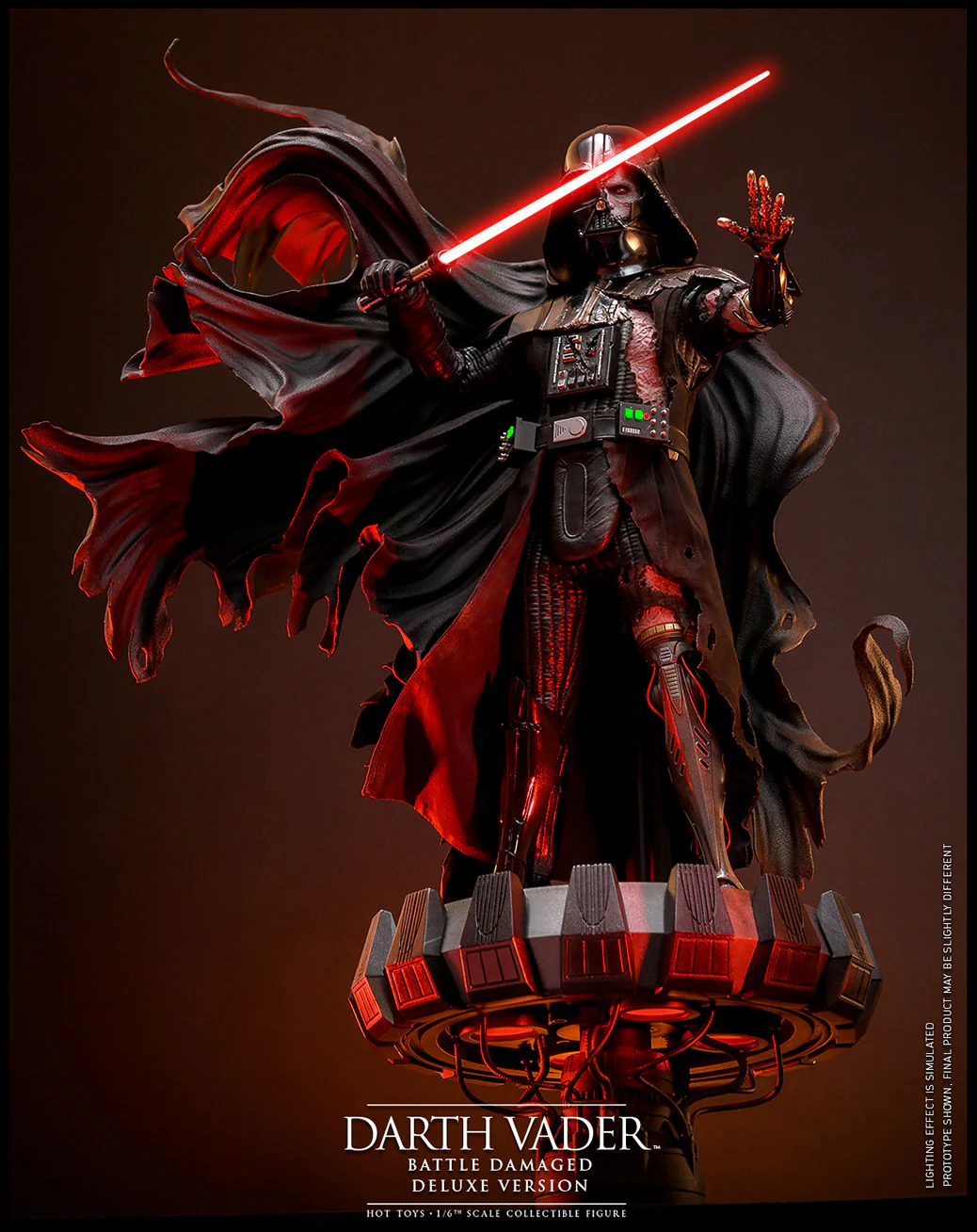 Darth Vader (Battle Damaged) Deluxe Version | Sixth Scale Figure | Hoy Toys - Image 3