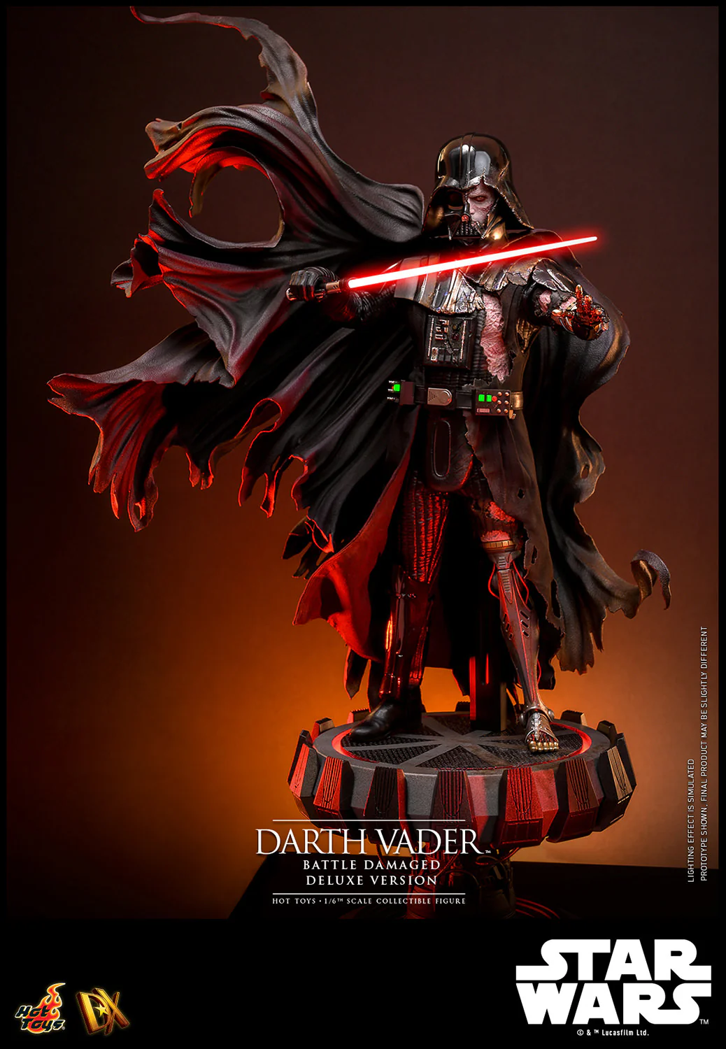 Darth Vader (Battle Damaged) Deluxe Version | Sixth Scale Figure | Hoy Toys - Image 4