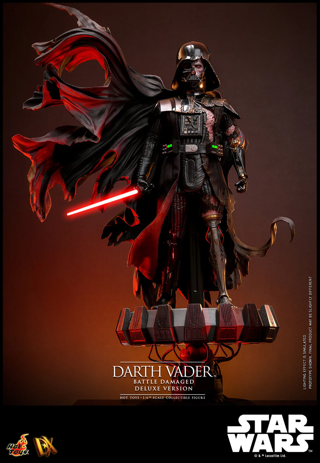 Darth Vader (Battle Damaged) Deluxe Version | Sixth Scale Figure | Hoy Toys - Image 5