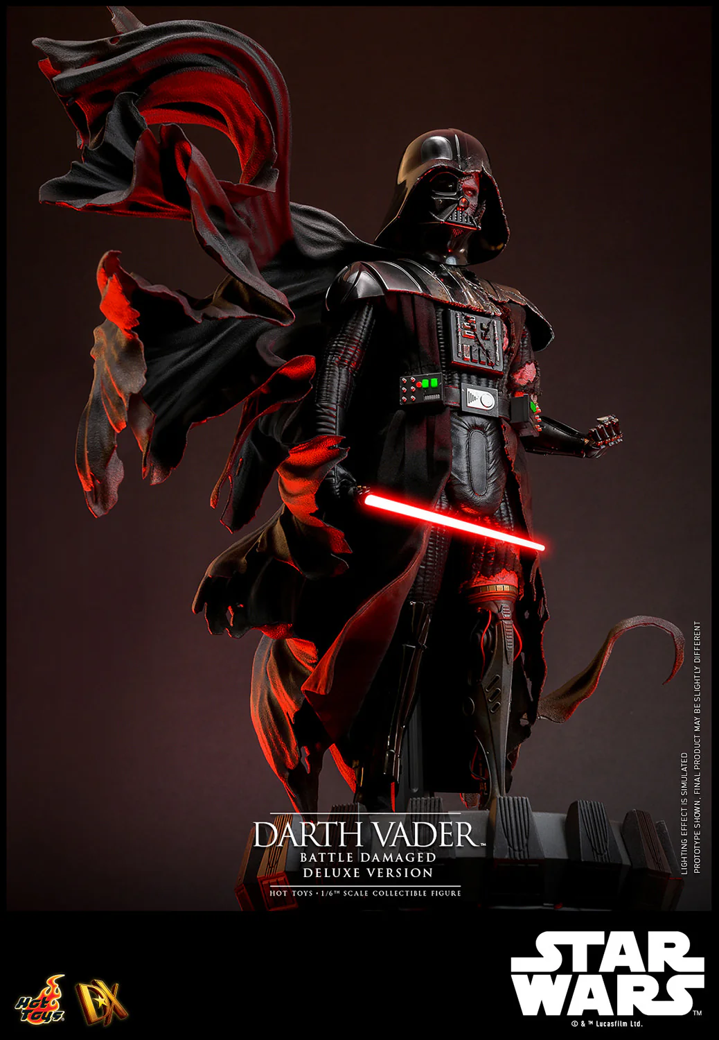 Darth Vader (Battle Damaged) Deluxe Version | Sixth Scale Figure | Hoy Toys - Image 6