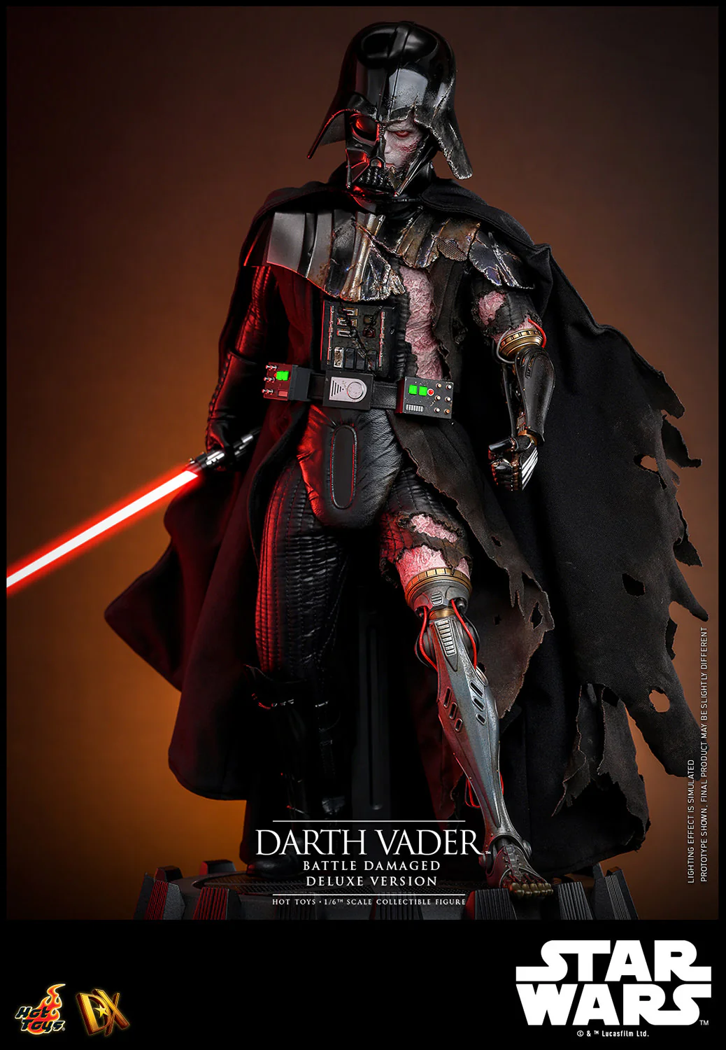 Darth Vader (Battle Damaged) Deluxe Version | Sixth Scale Figure | Hoy Toys - Image 8