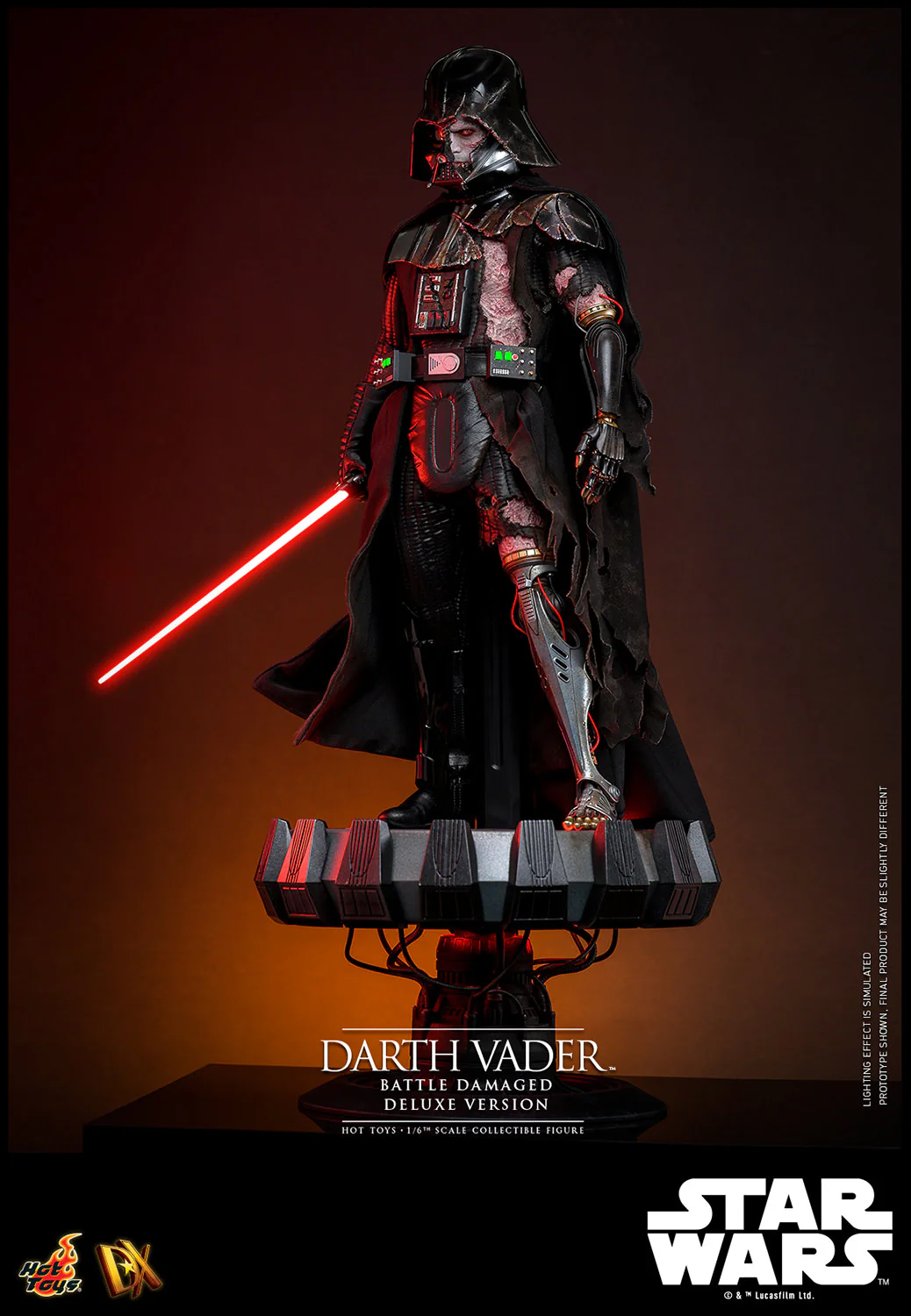 Darth Vader (Battle Damaged) Deluxe Version | Sixth Scale Figure | Hoy Toys - Image 9