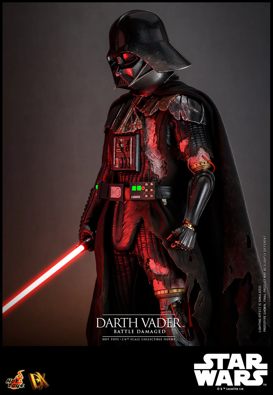 [PREORDER] Darth Vader™ (Battle Damaged) Sixth Scale Figure - Image 11