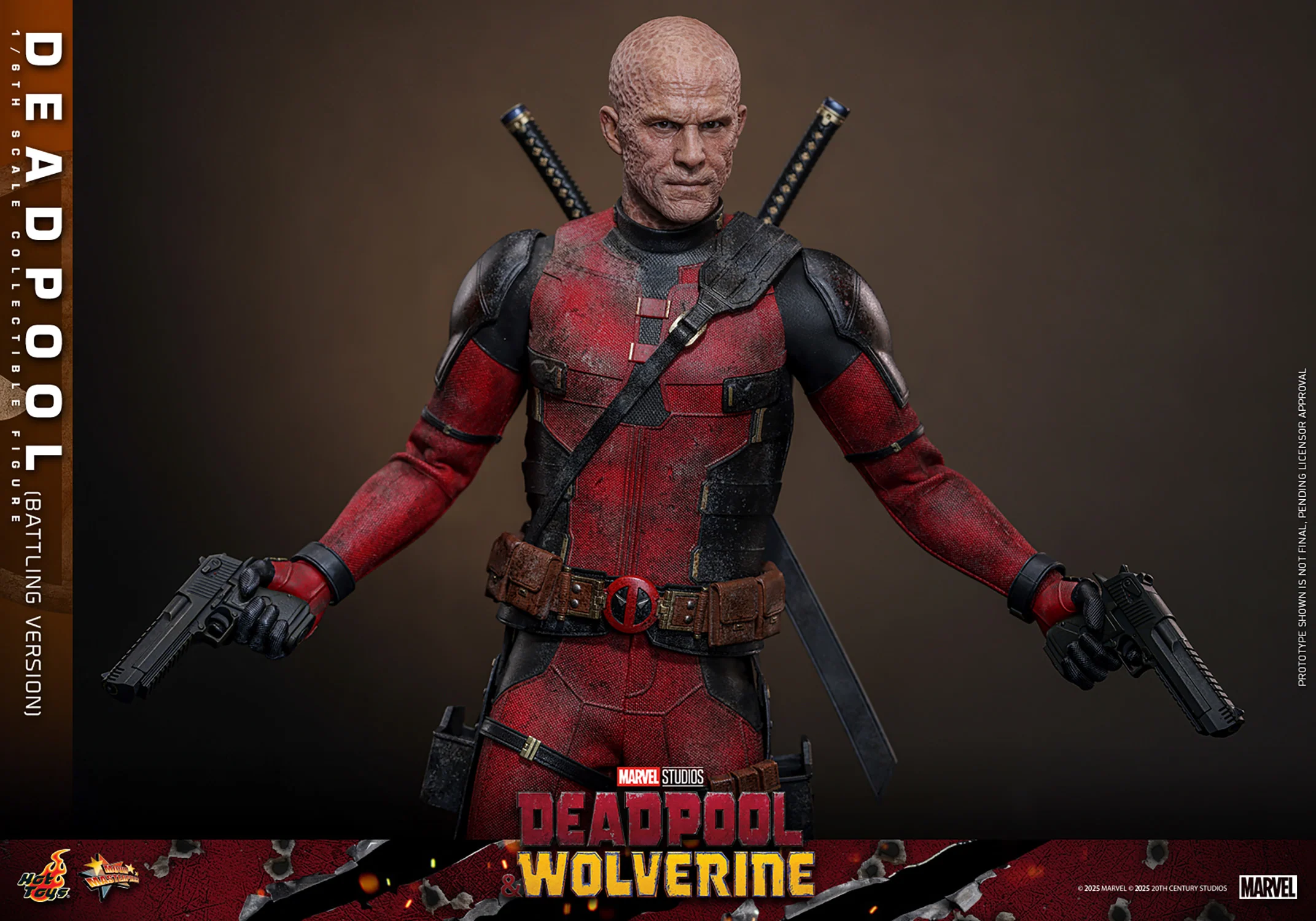 [PREORDER] Deadpool (Battling Version) Sixth Scale Figure - Image 15
