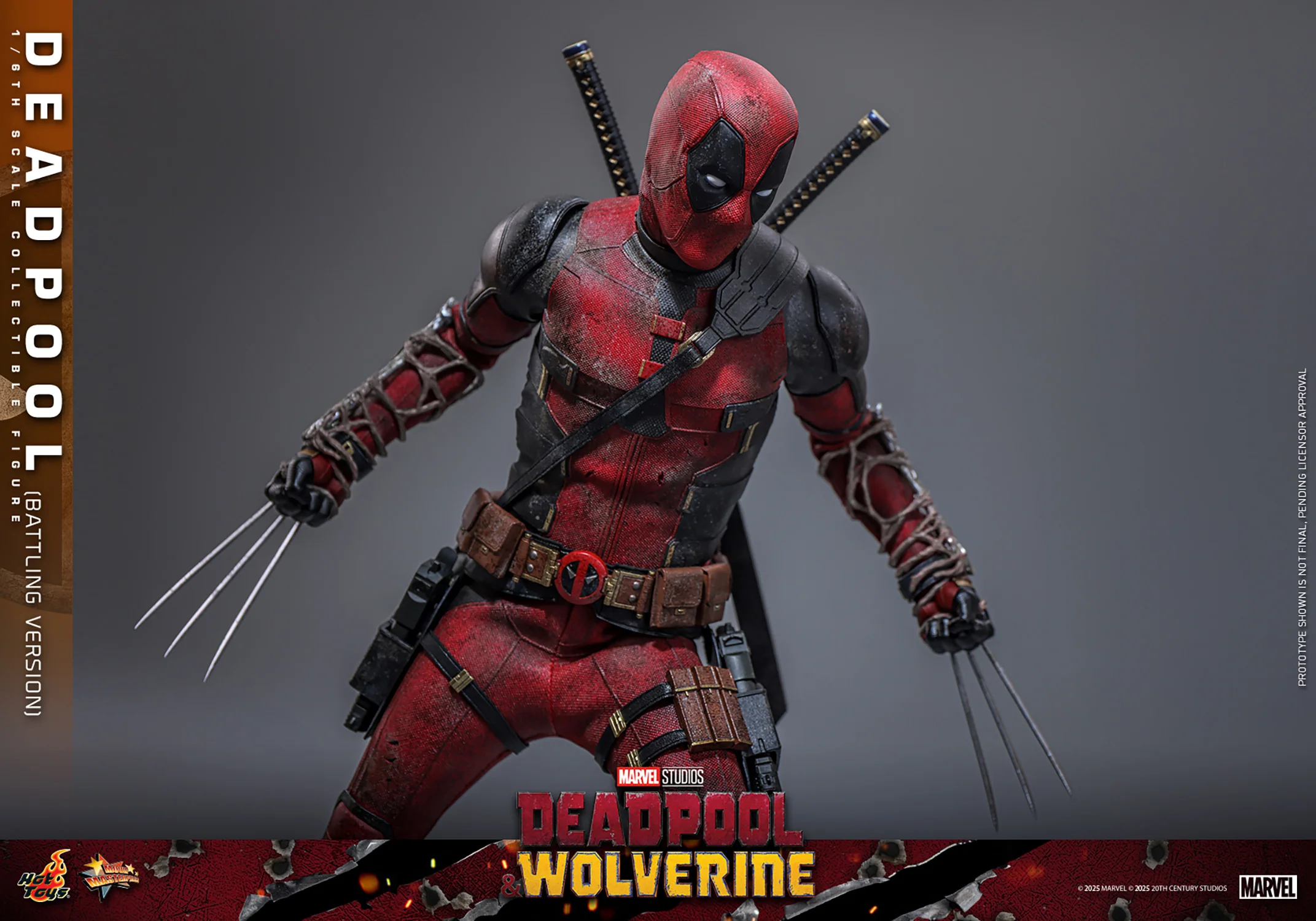 [PREORDER] Deadpool (Battling Version) Sixth Scale Figure - Image 17