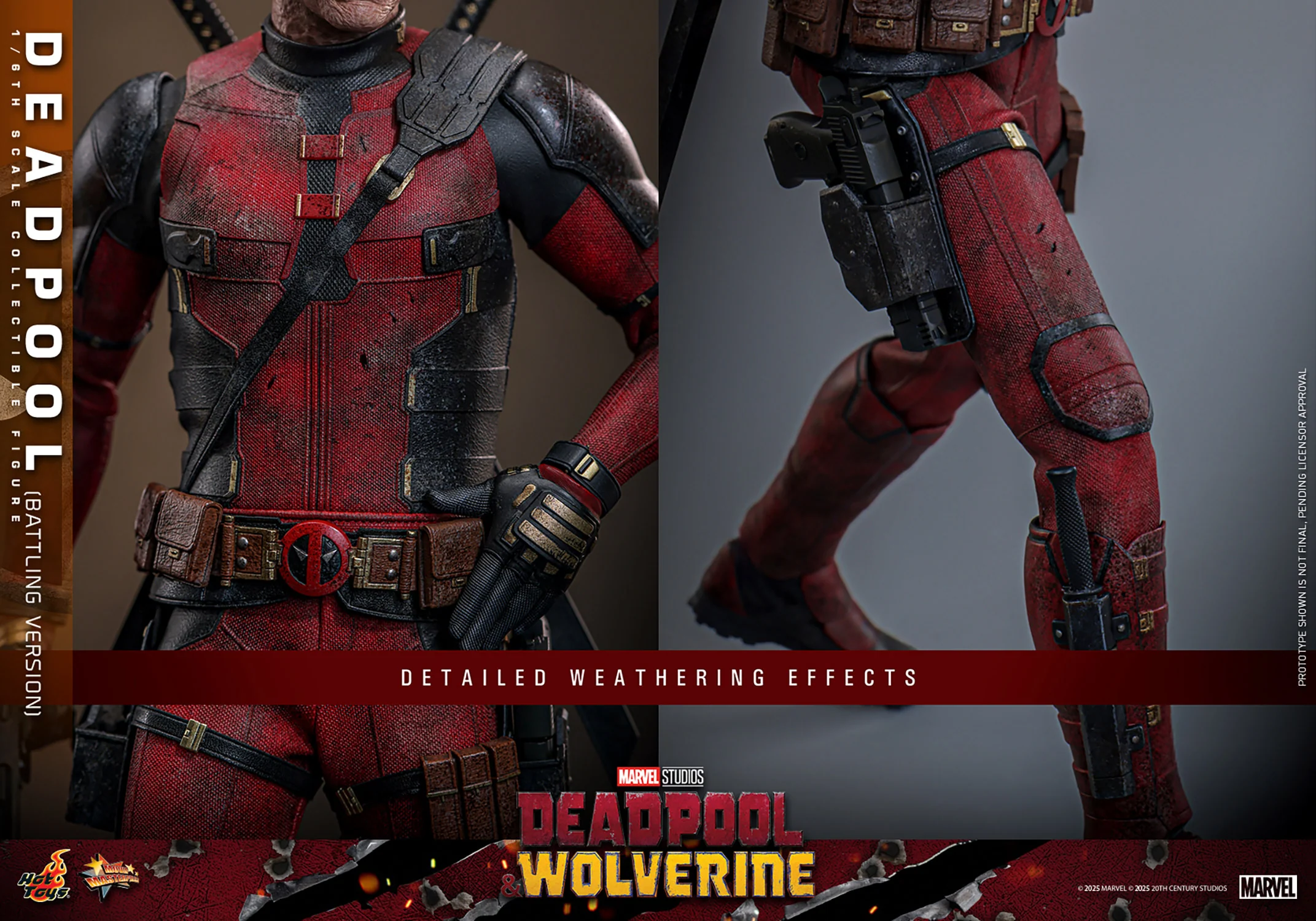 [PREORDER] Deadpool (Battling Version) Sixth Scale Figure - Image 20