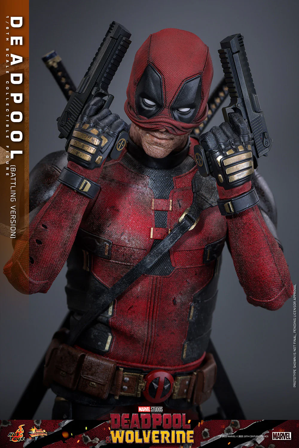 [PREORDER] Deadpool (Battling Version) Sixth Scale Figure - Image 3