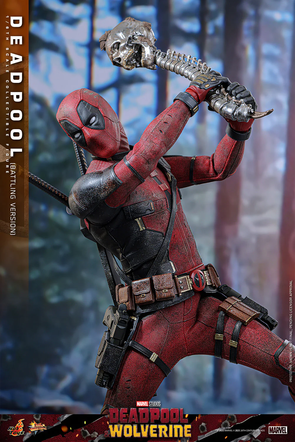[PREORDER] Deadpool (Battling Version) Sixth Scale Figure - Image 4