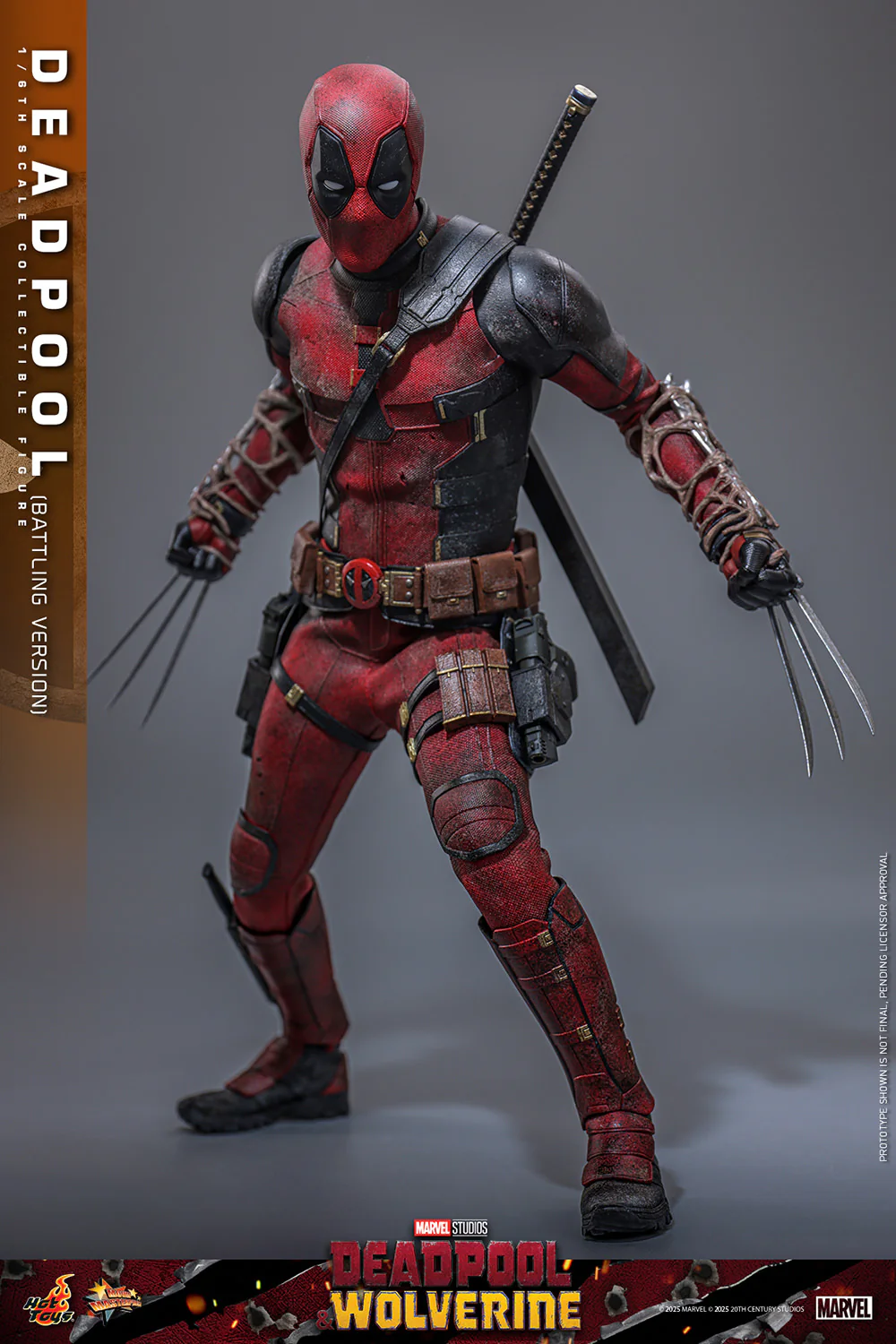 [PREORDER] Deadpool (Battling Version) Sixth Scale Figure - Image 5
