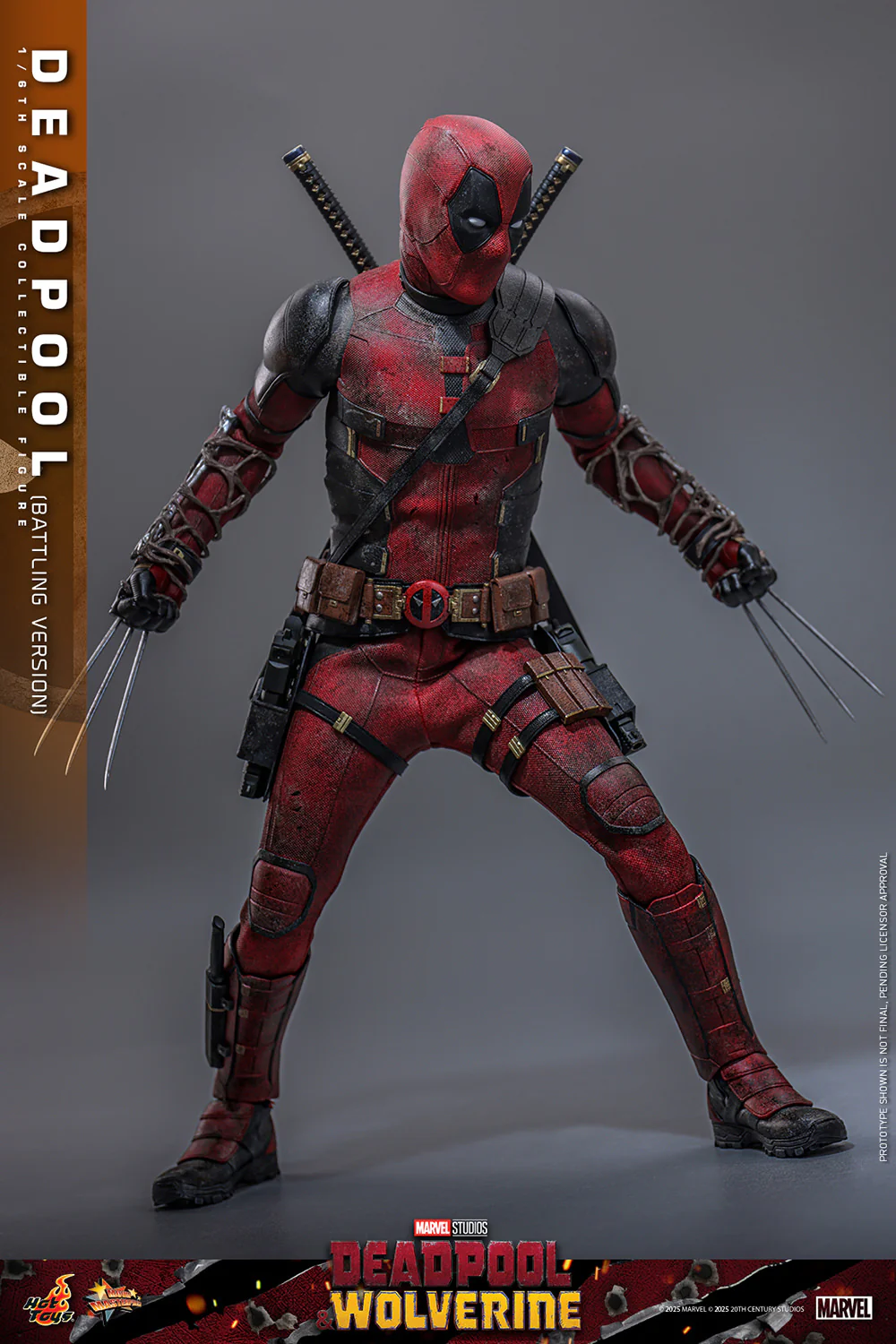 [PREORDER] Deadpool (Battling Version) Sixth Scale Figure - Image 6