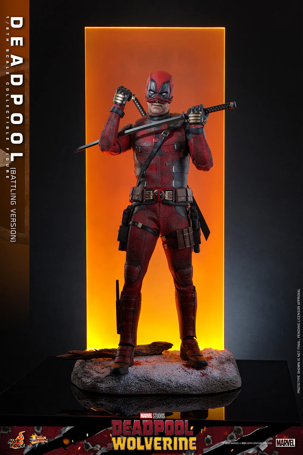 [PREORDER] Deadpool (Battling Version) Sixth Scale Figure - Image 7