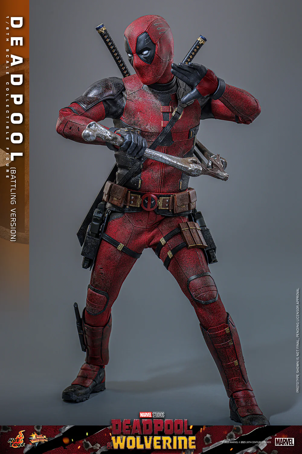 [PREORDER] Deadpool (Battling Version) Sixth Scale Figure - Image 8