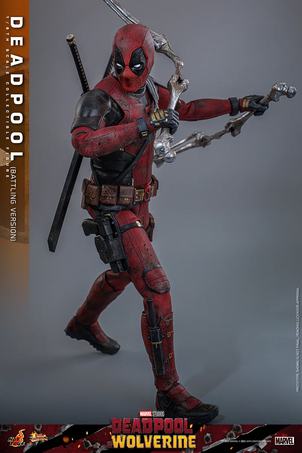 [PREORDER] Deadpool (Battling Version) Sixth Scale Figure - Image 9