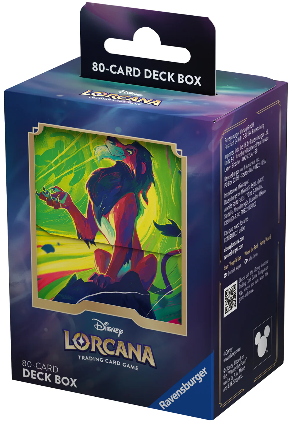 DISNEY LORCANA DECK BOX SCAR AZURITE SEA SET