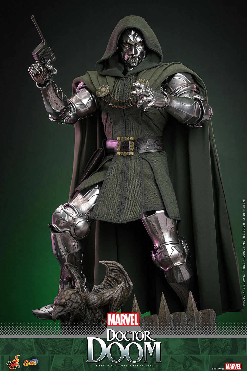 Doctor Doom Sixth Scale Collectible Figure – Marvel Comics (Hot Toys) | Heroes World - Image 11
