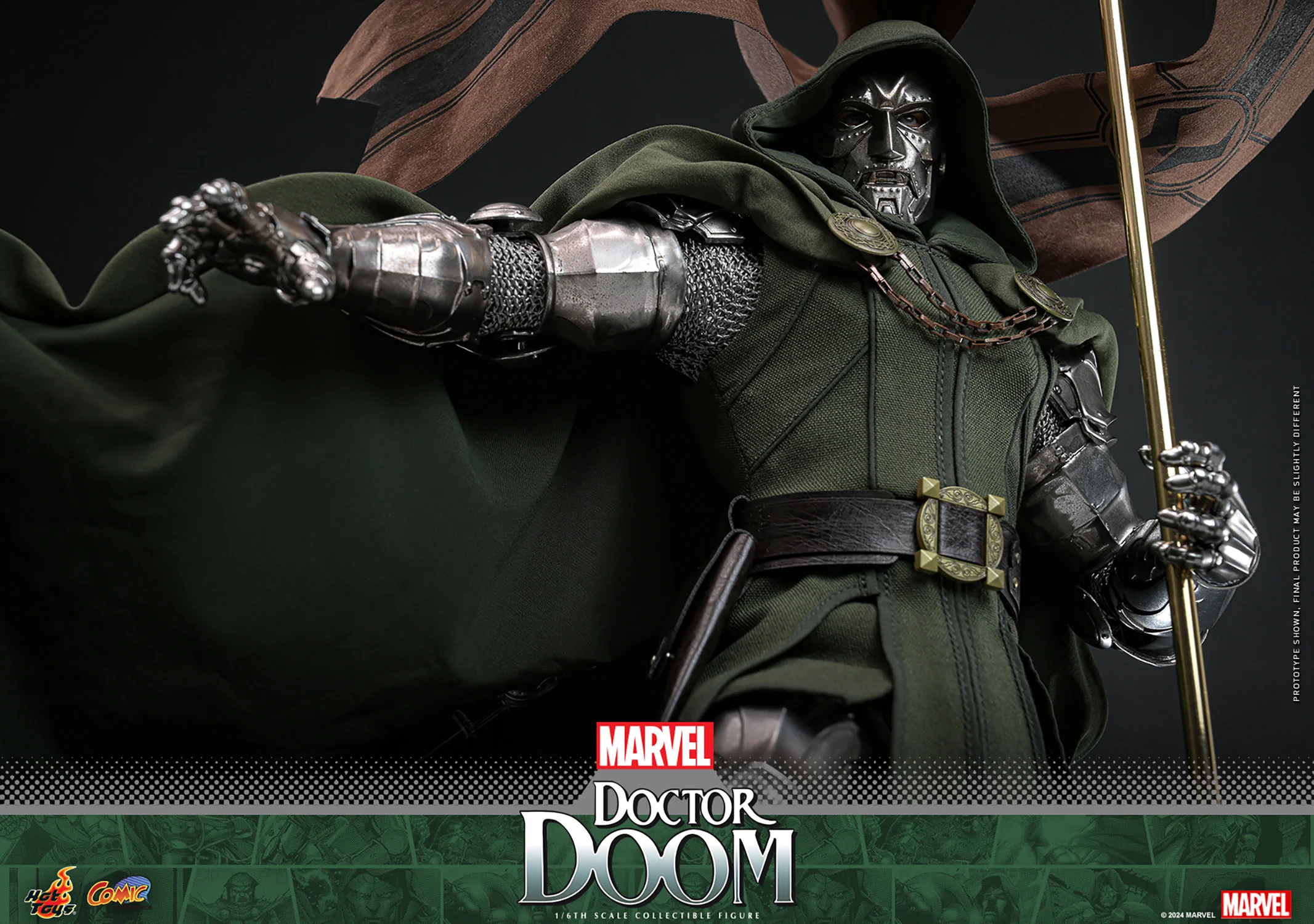 Doctor Doom Sixth Scale Collectible Figure – Marvel Comics (Hot Toys) | Heroes World - Image 14