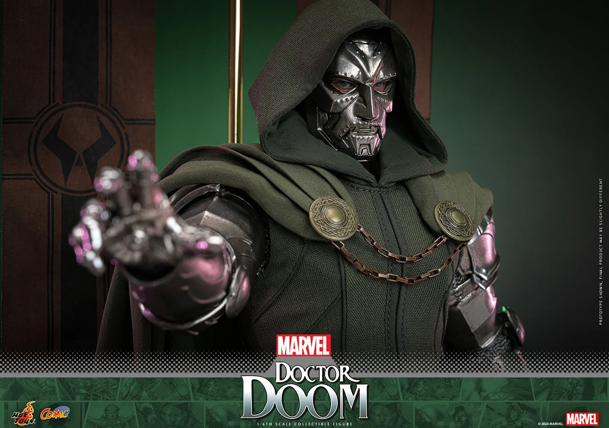 Doctor Doom Sixth Scale Collectible Figure – Marvel Comics (Hot Toys) | Heroes World - Image 15