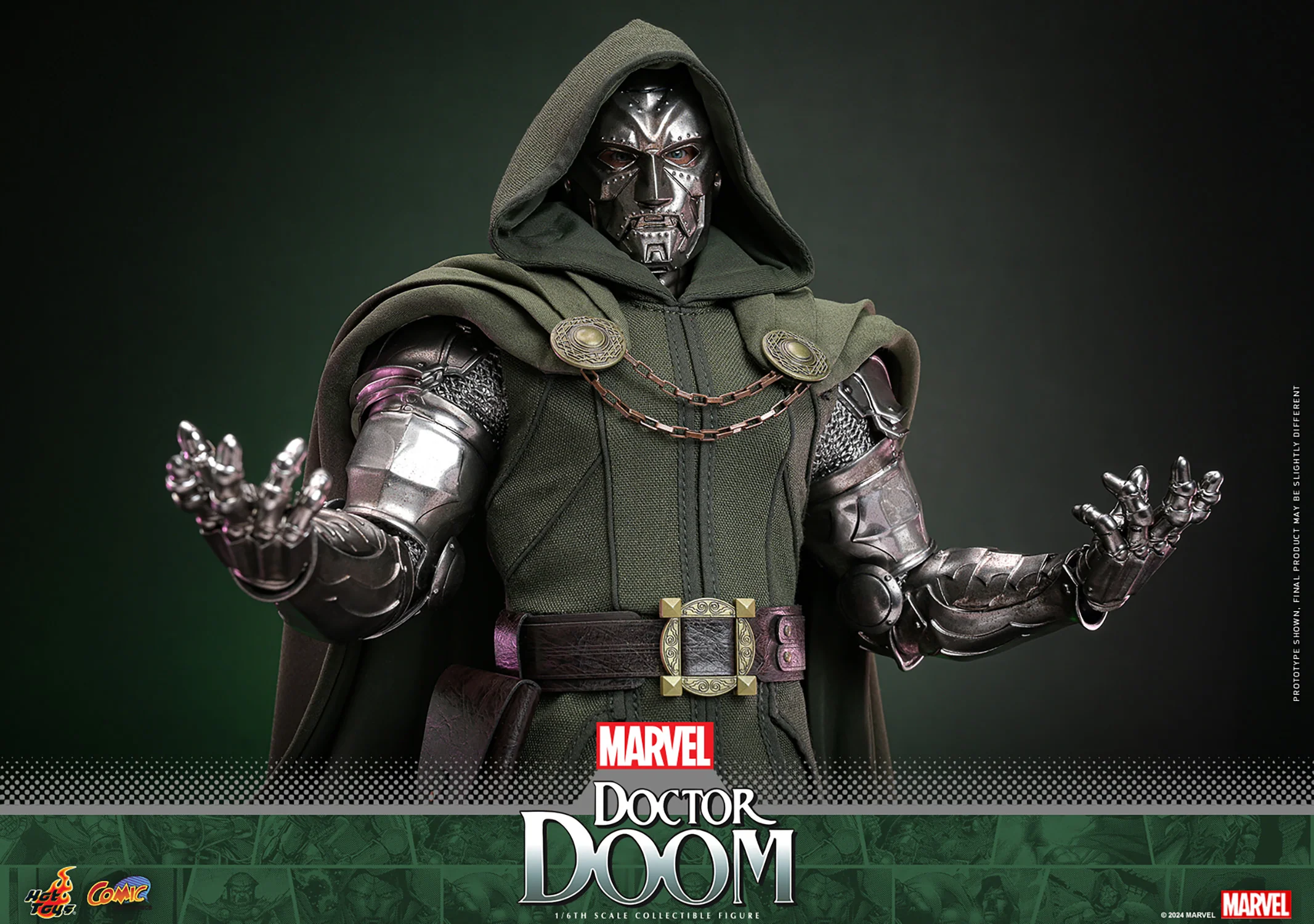 Doctor Doom Sixth Scale Collectible Figure – Marvel Comics (Hot Toys) | Heroes World - Image 18