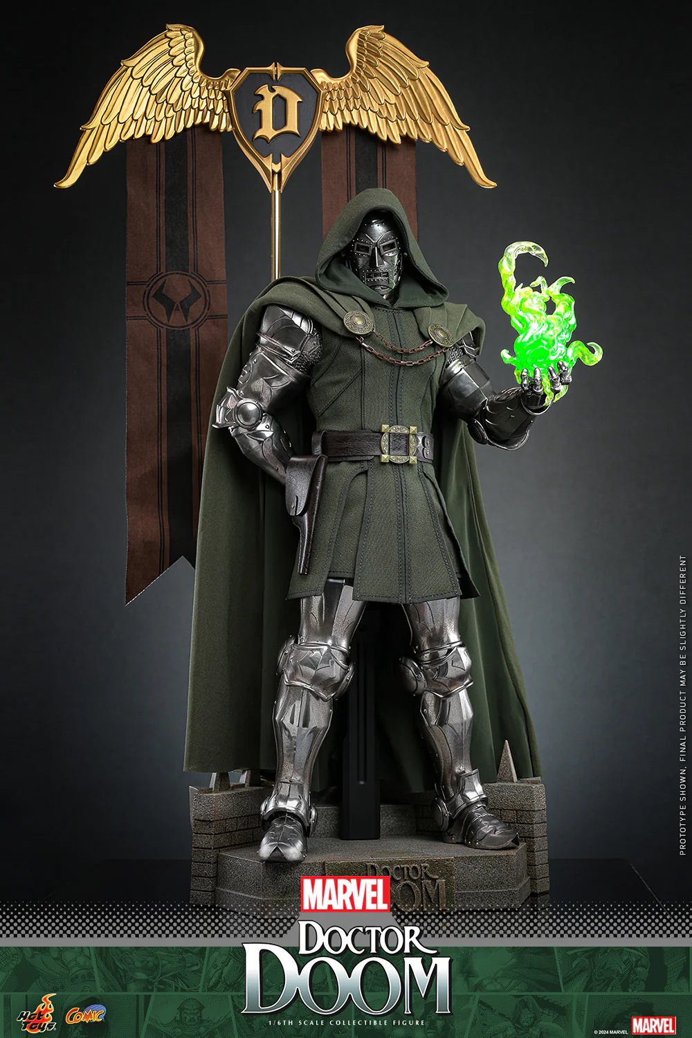 Doctor Doom Sixth Scale Collectible Figure – Marvel Comics (Hot Toys) | Heroes World - Image 5