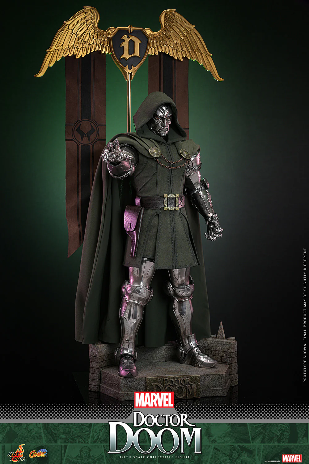 Doctor Doom Sixth Scale Collectible Figure – Marvel Comics (Hot Toys) | Heroes World - Image 6