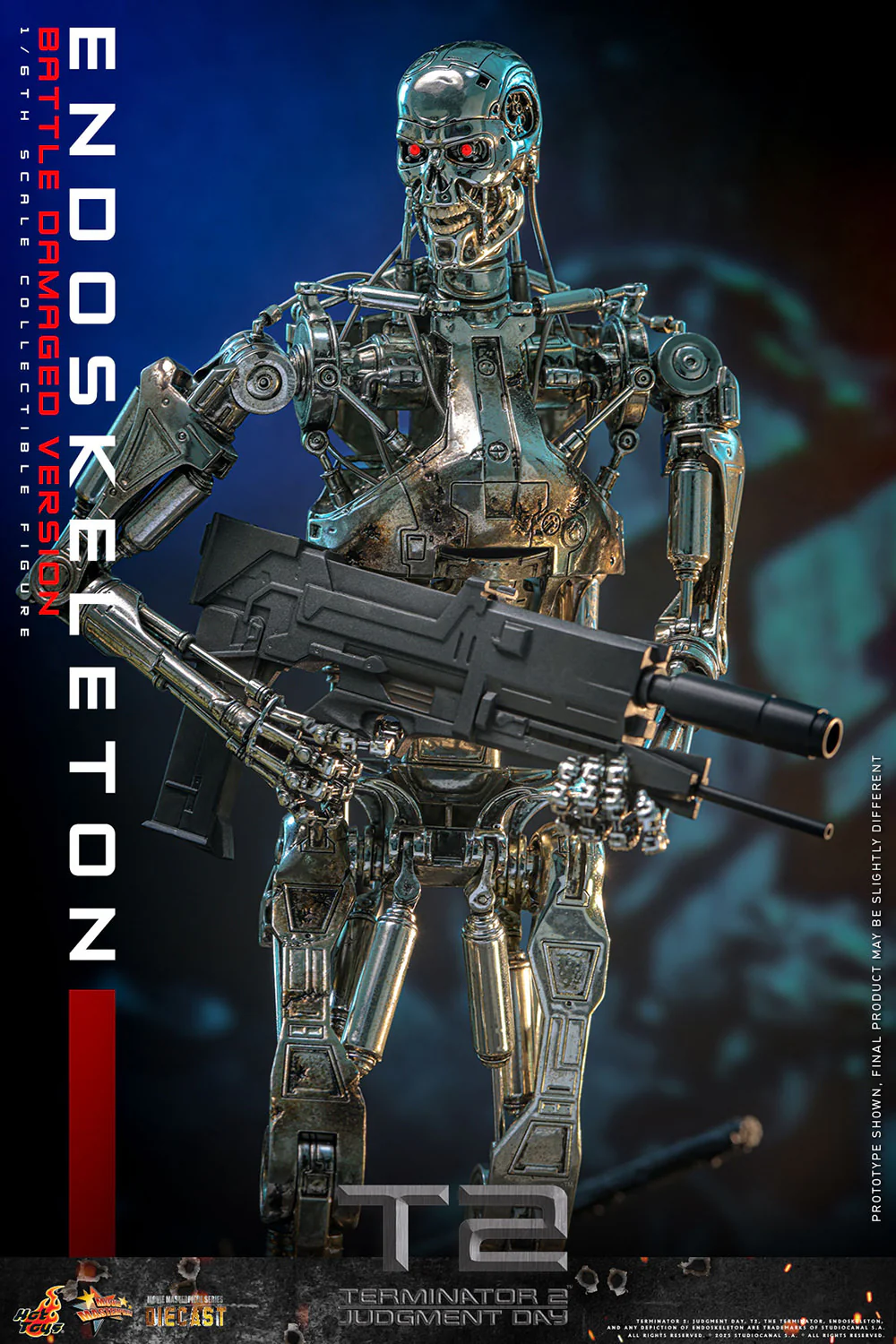 [PREORDER] Endoskeleton (Battle Damaged Version) | Sixth Scale Action Figure | Hot Toys - Image 14