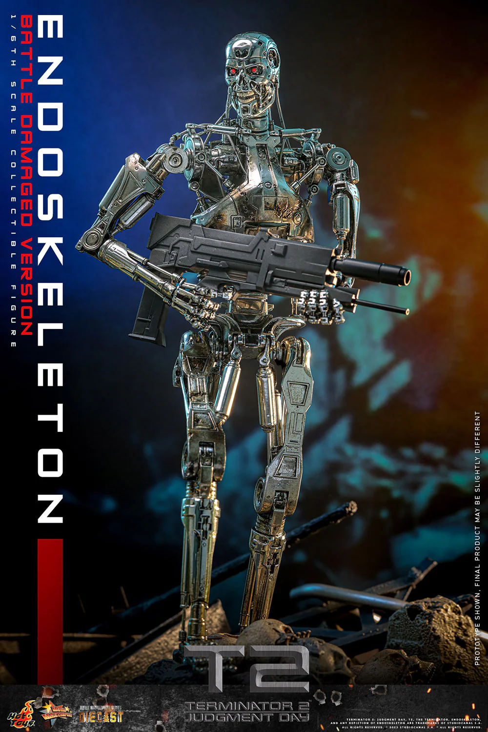 [PREORDER] Endoskeleton (Battle Damaged Version) | Sixth Scale Action Figure | Hot Toys - Image 2