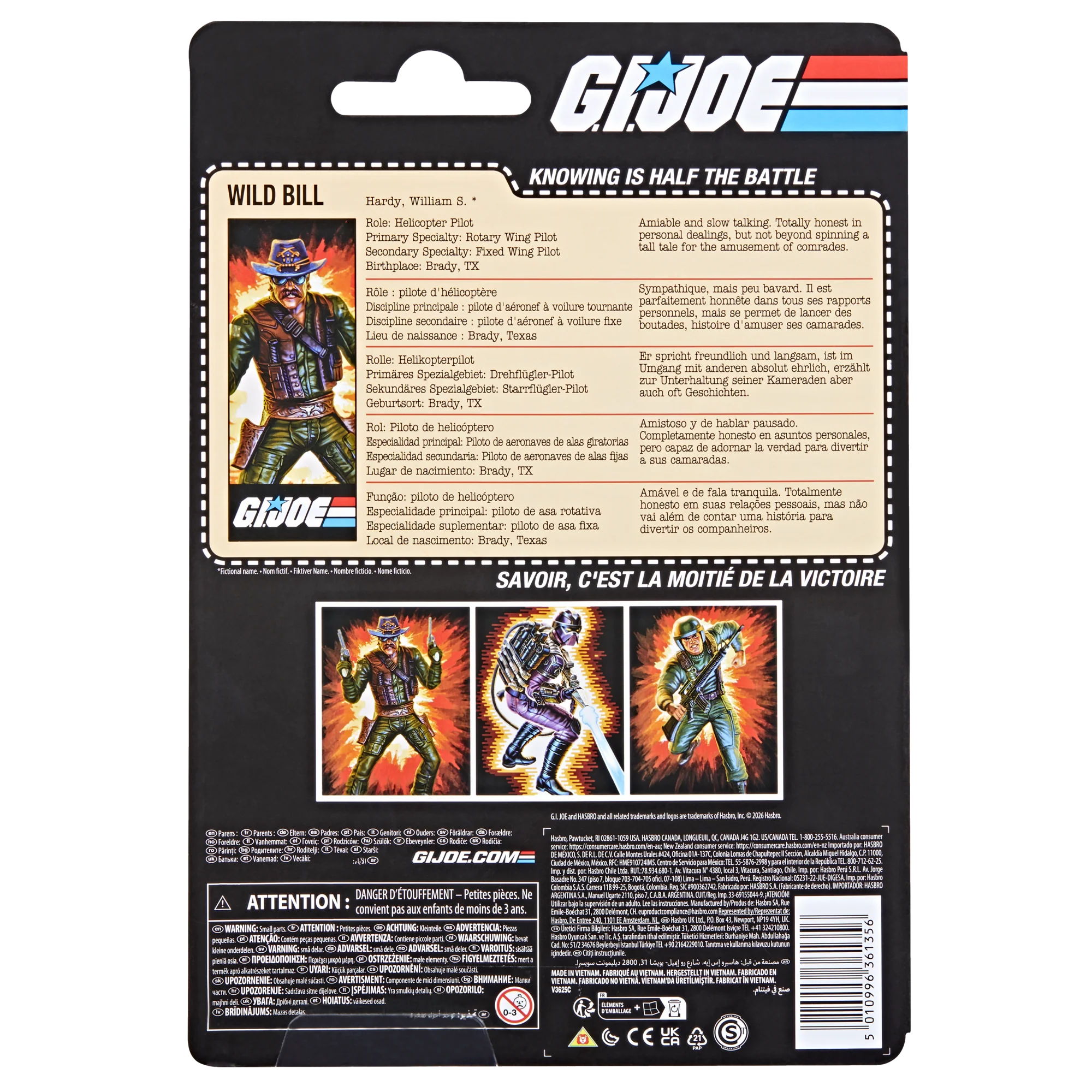 [PREORDER] G.I. Joe Classified Series Retro Cardback William "Wild Bill" Hardy | Action Figure | Hasbro - Image 11
