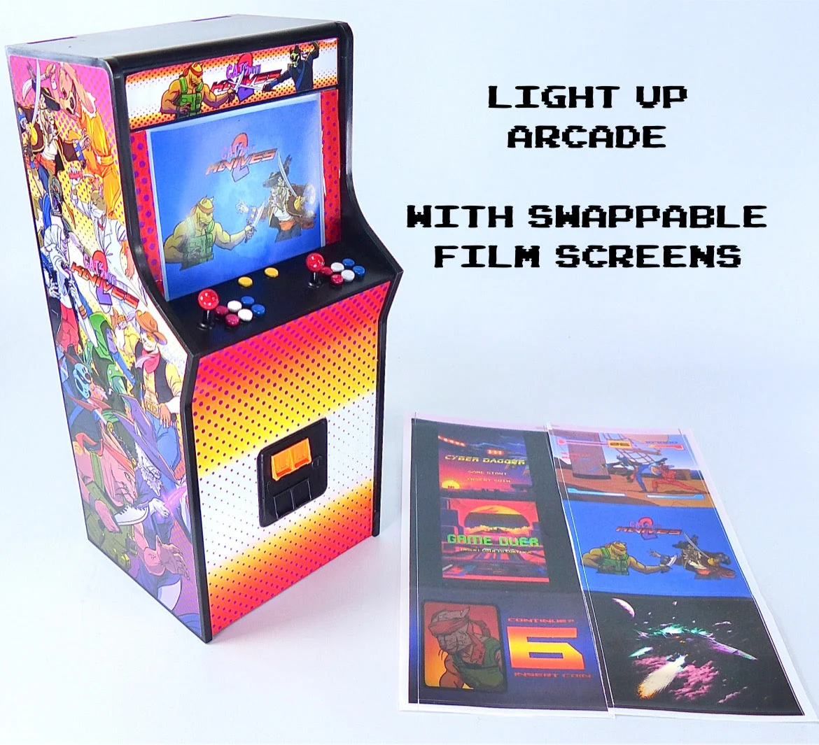 GAME ON! Arcade w/ LED Light (Cats with Knives 2) (Super Action Stuff) - Image 2