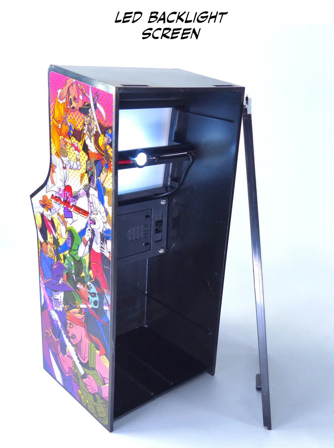 GAME ON! Arcade w/ LED Light (Cats with Knives 2) (Super Action Stuff) - Image 3