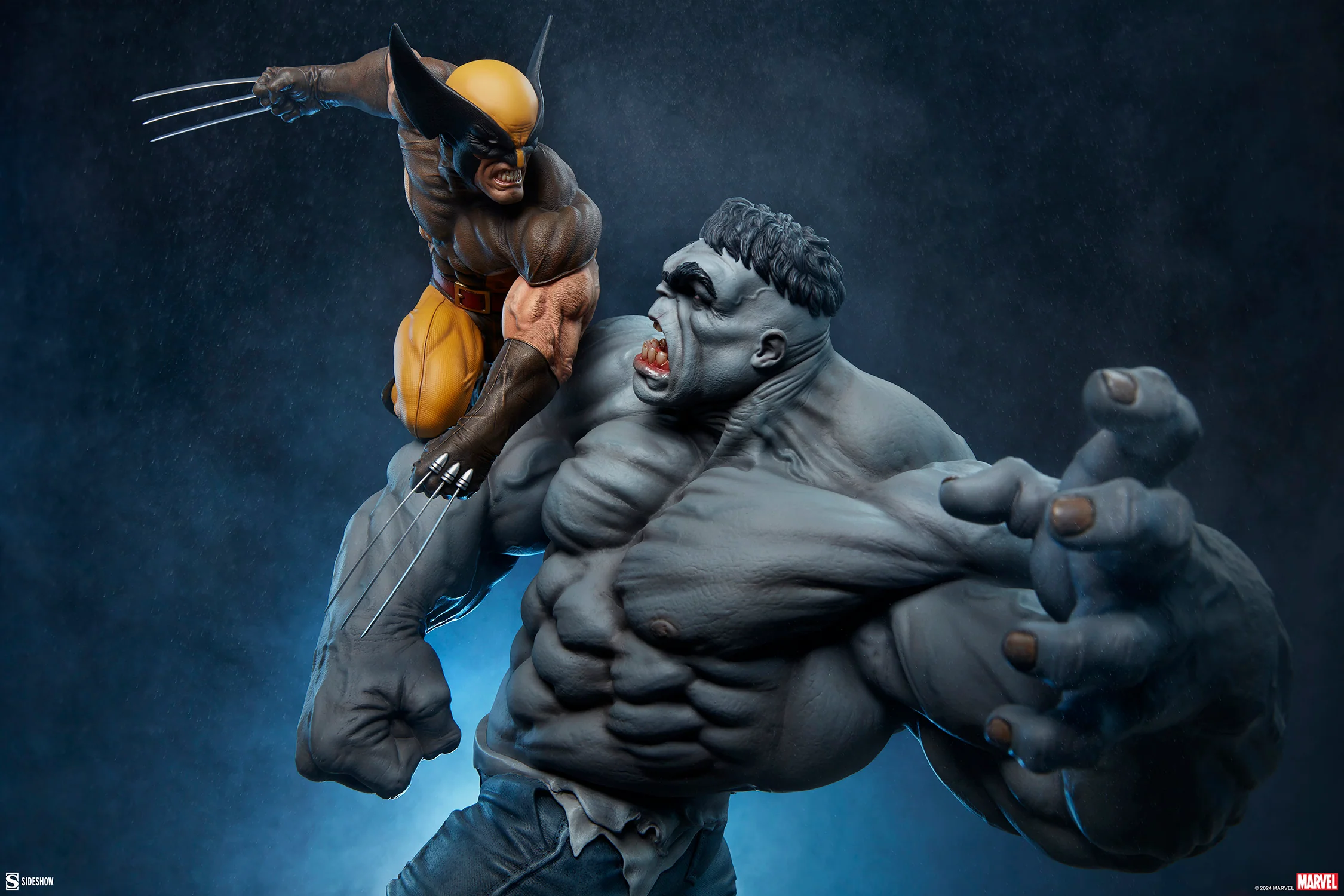 [PREORDER] Grey Hulk vs Wolverine Maquette - Image 3